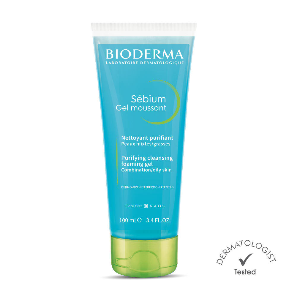 Buy Bioderma Sebium Gel Moussant, Purifying Cleansing Foaming Gel, 100 ml - Purplle