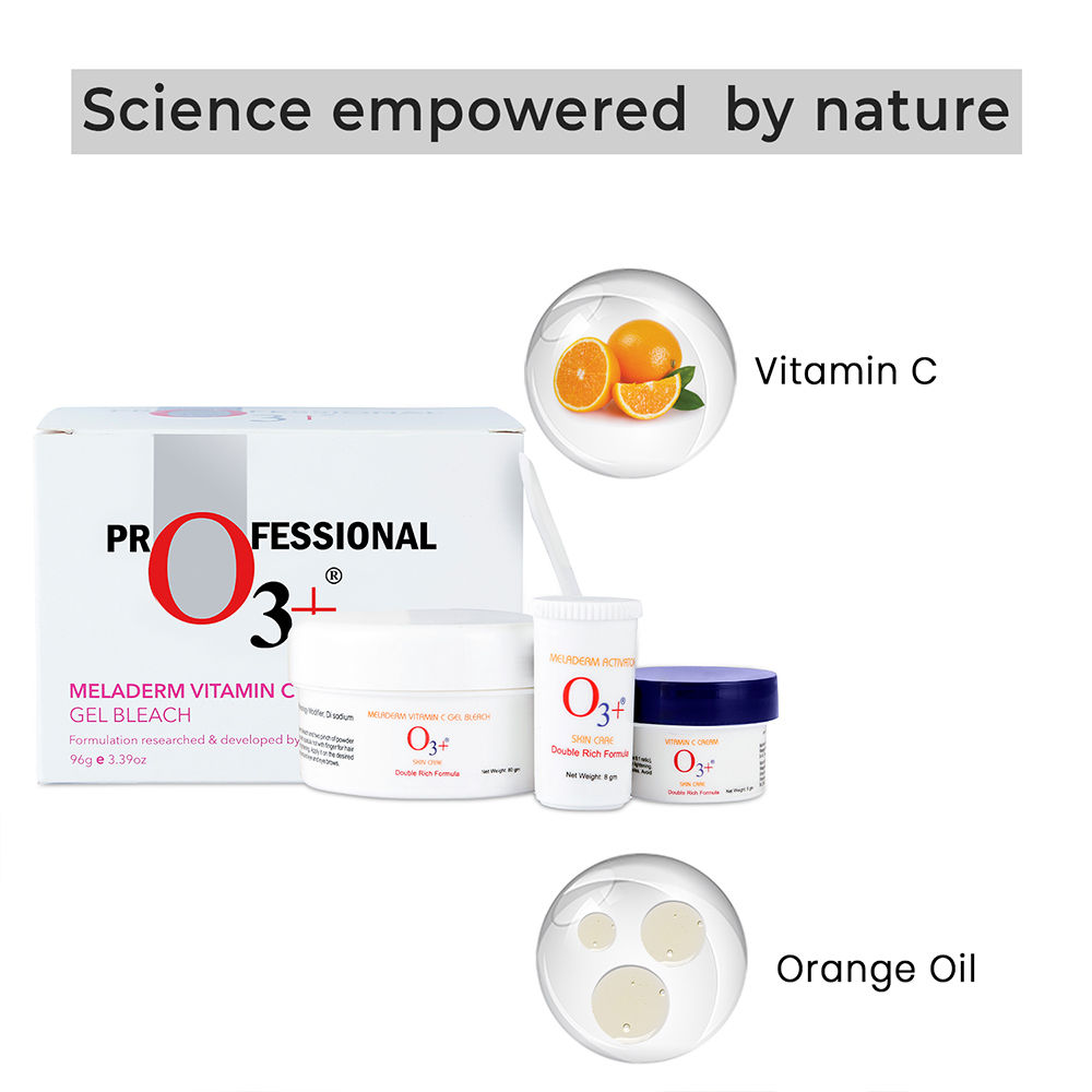Buy O3+ Meladerm Vitamin C Gel Bleach (96g) Online | Purplle