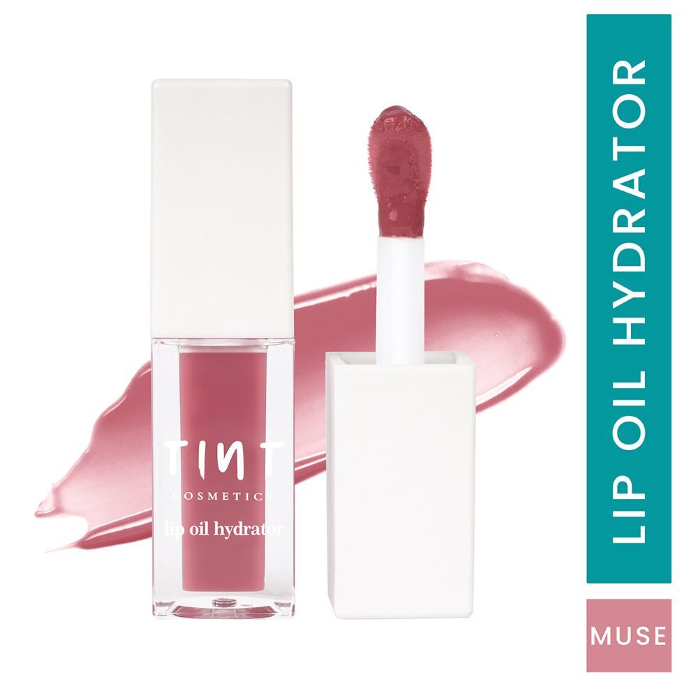 Buy Tint Cosmetics Muse Lip Oil, Light Pink, 6ml - Purplle