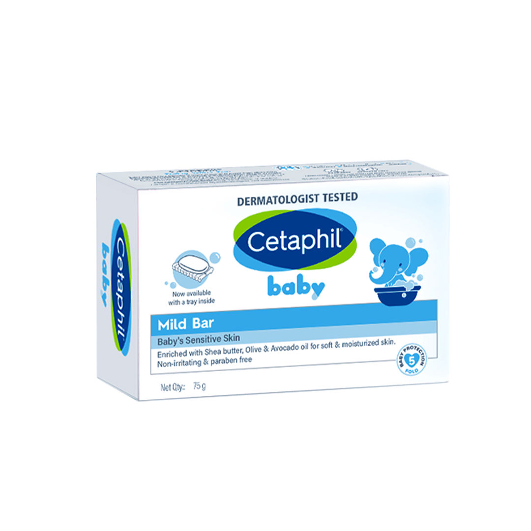 Buy Cetaphil Baby Mild Bar (75 g) - Purplle