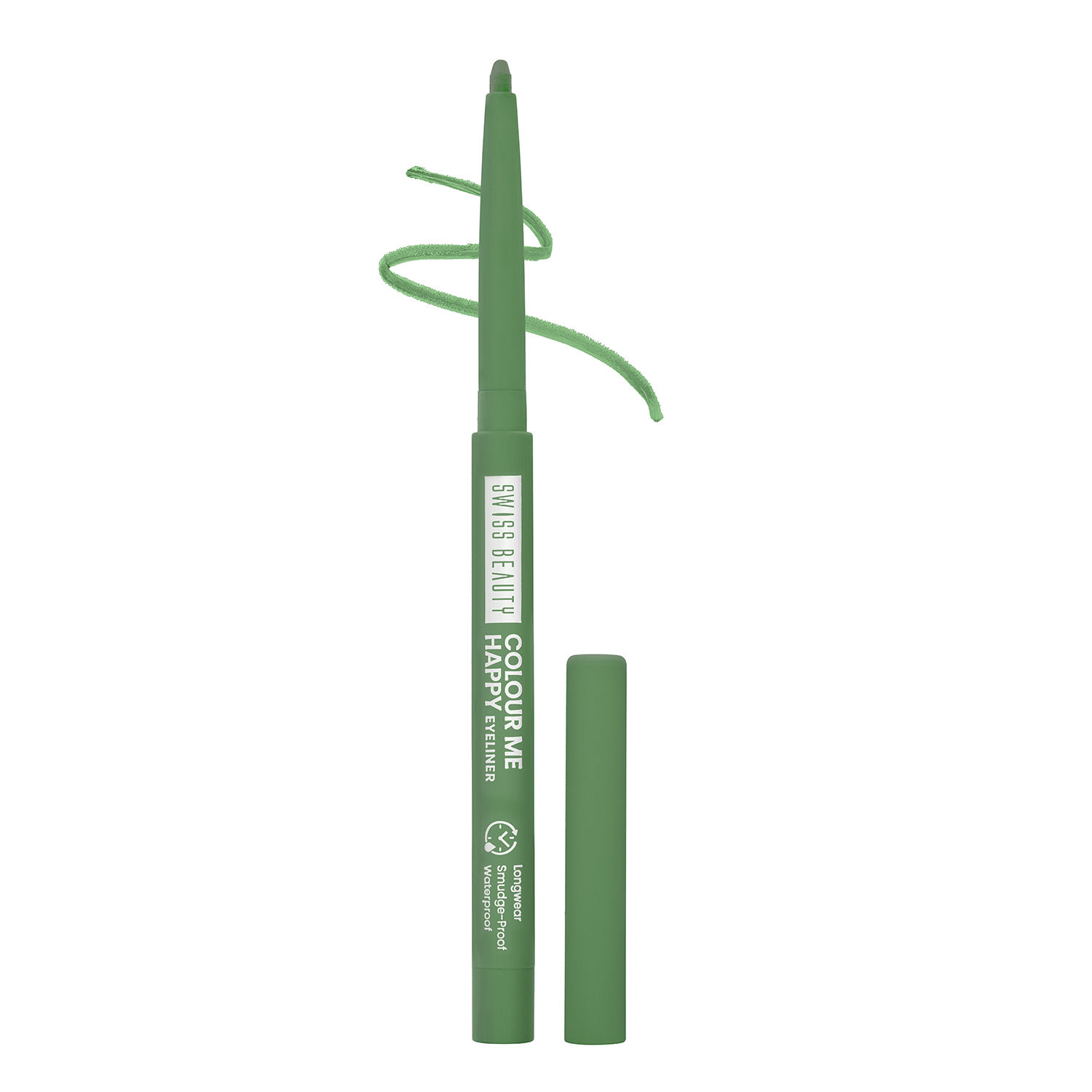 Buy Swiss Beauty Colour Me Happy Eyeliner | Waterproof & Smudge-Proof | Long-Lasting |10-Tulip Green 0.4 gm - Purplle