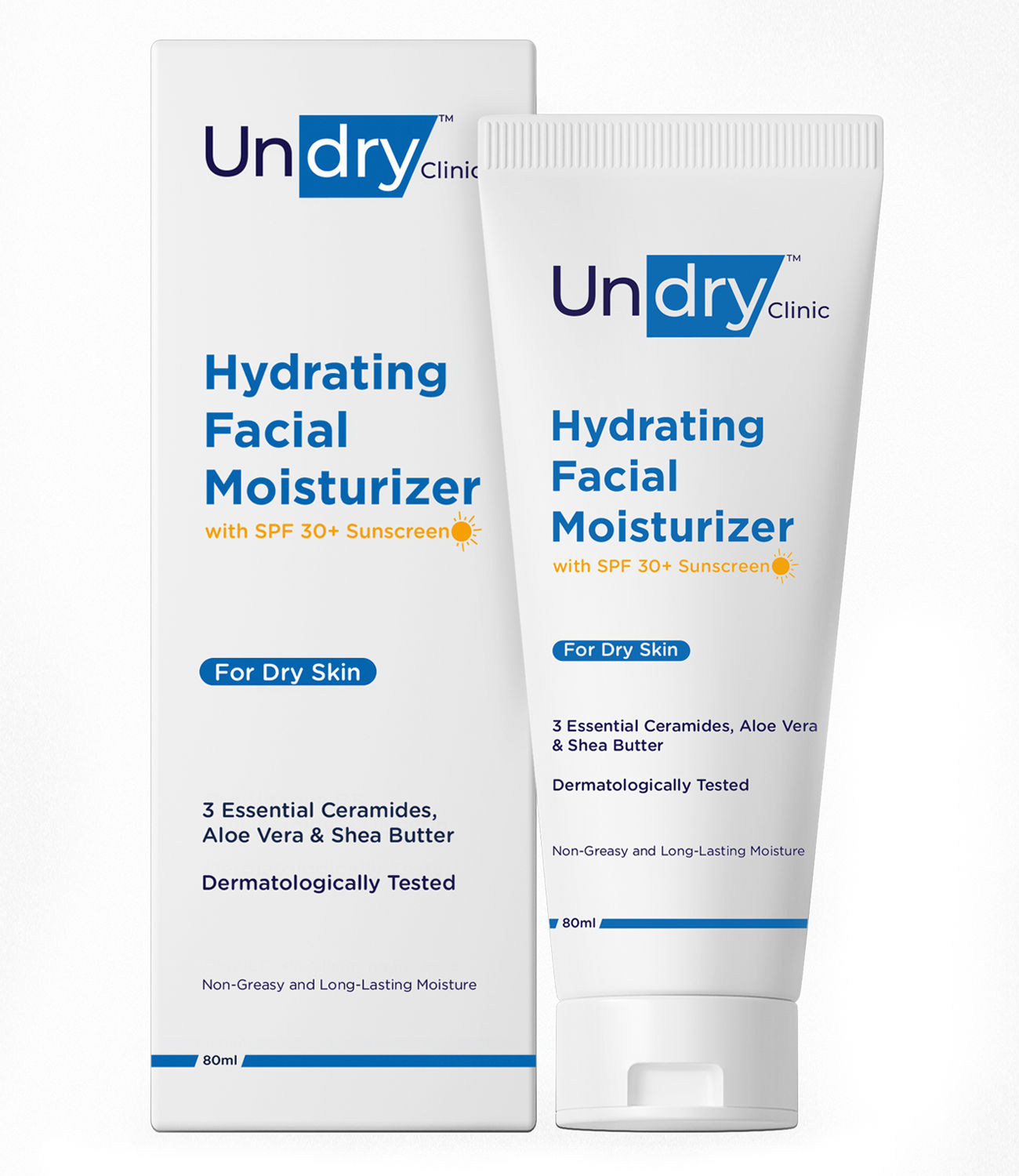 Buy Undry Hydrating Facial Moisturizer for Dry Skin (80ml) - Purplle