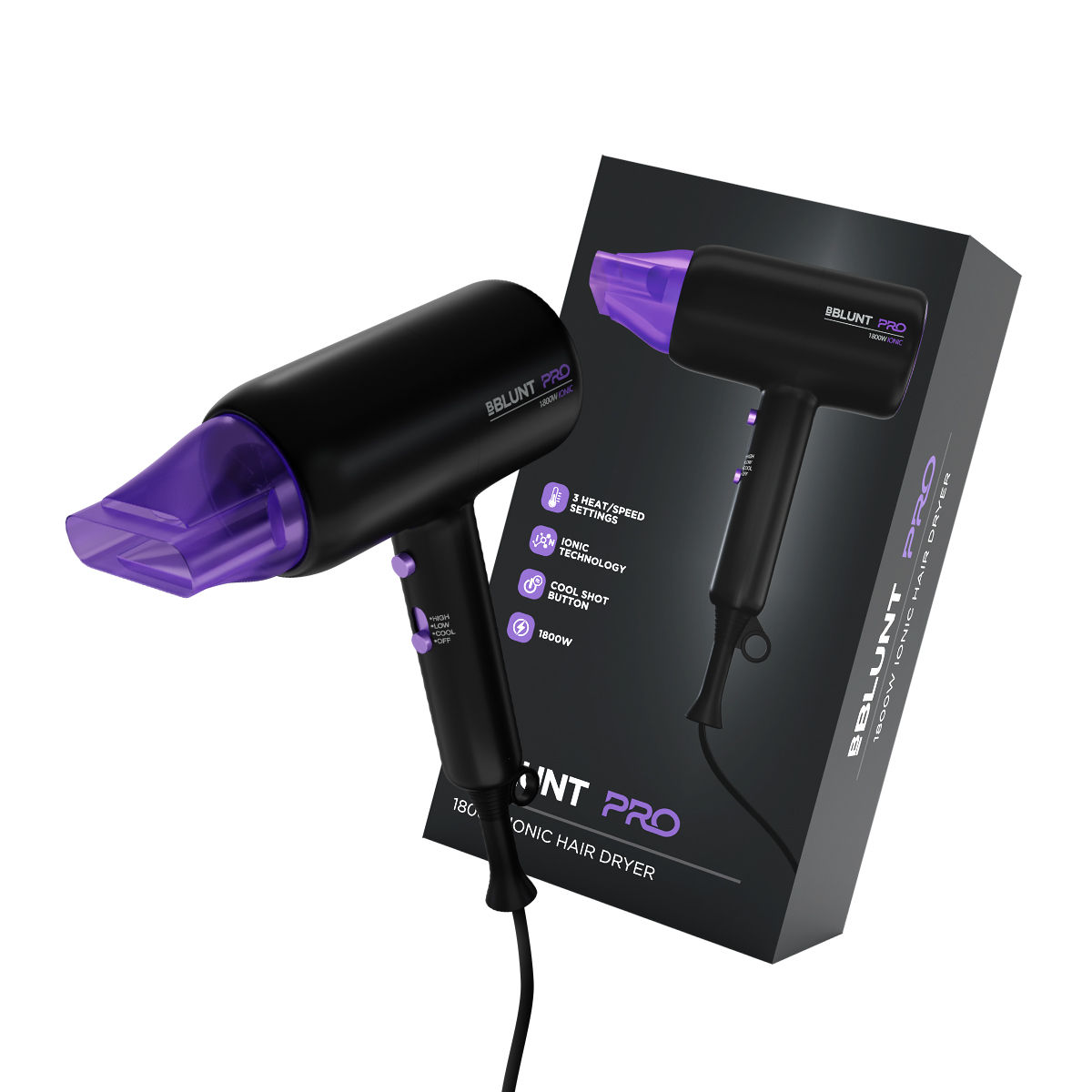 Buy BBLUNT Pro 1800W Ionic Hair Dryer - Purplle