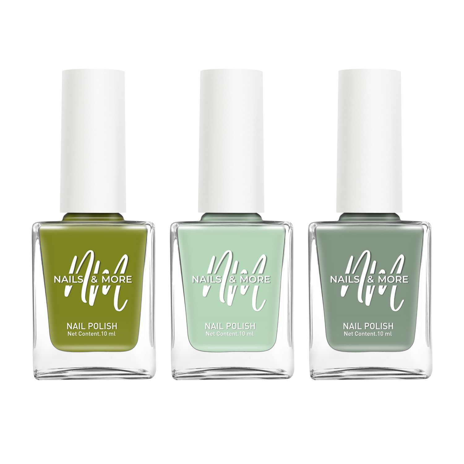 Buy NAILS & MORE: Enhance Your Style with Long Lasting in Lime Treat - Peak Green - Emerald Set of 3 - Purplle