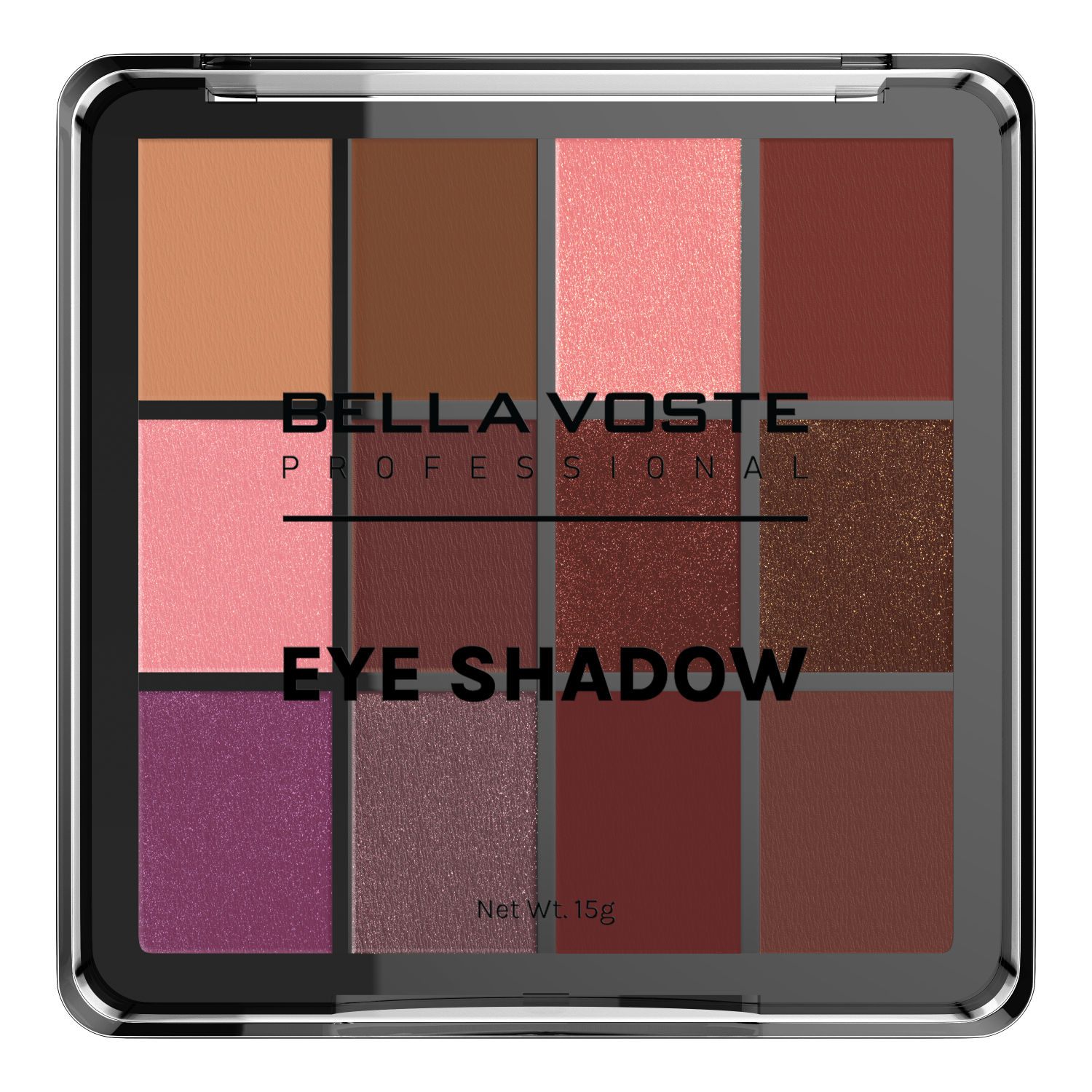 Buy Bella Voste Professional Eyeshadow - 12 in 1 Mesmerizing Colors Palette | Nude , Matte , Shimmer | Rich Colour | High Pigmentation - BVES104 (15 g) - Purplle