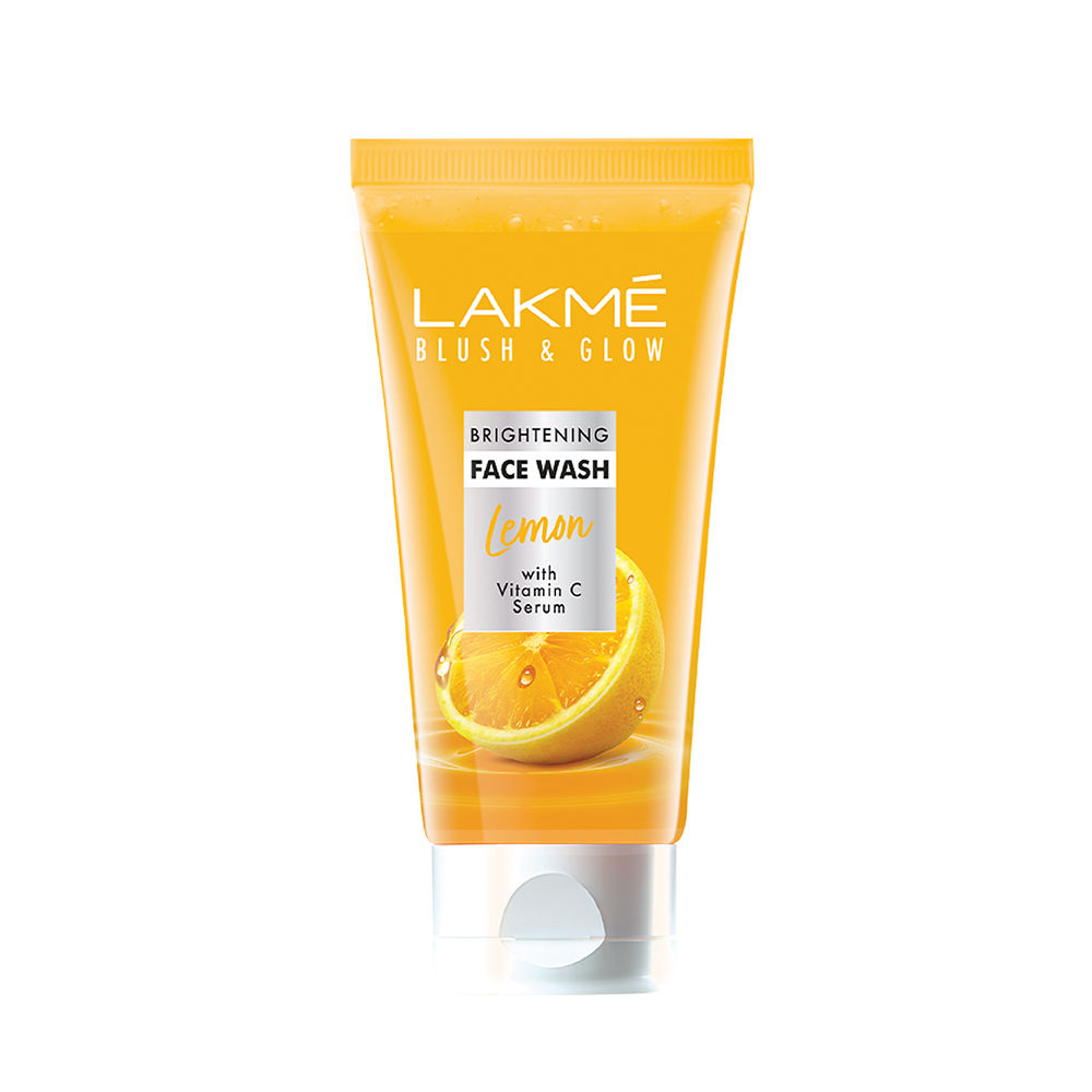 Buy Lakme Blush & Glow Lemon Face Wash With Vitamin C (100 g) | Brightens | Exfoliates - Purplle