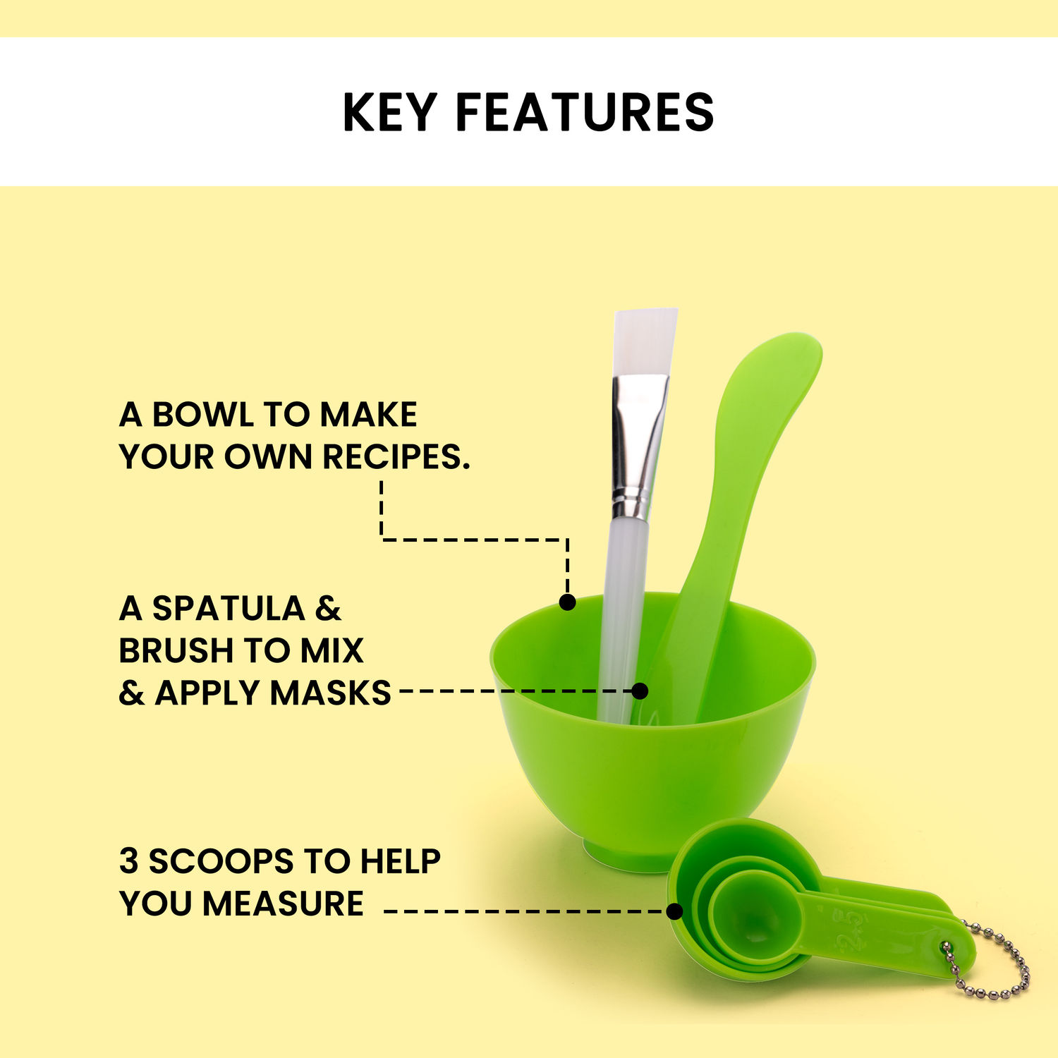 Alps Goodness Face & Hair Mask Mixing 4-in-1 Kit