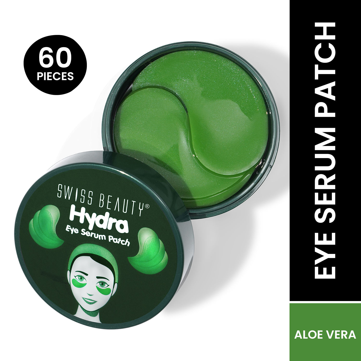 Buy Swiss Beauty Hydra Under Eye Serum Patch for Dark circles and Puffiness Reduction with Aloe Vera|60 Patches - Purplle