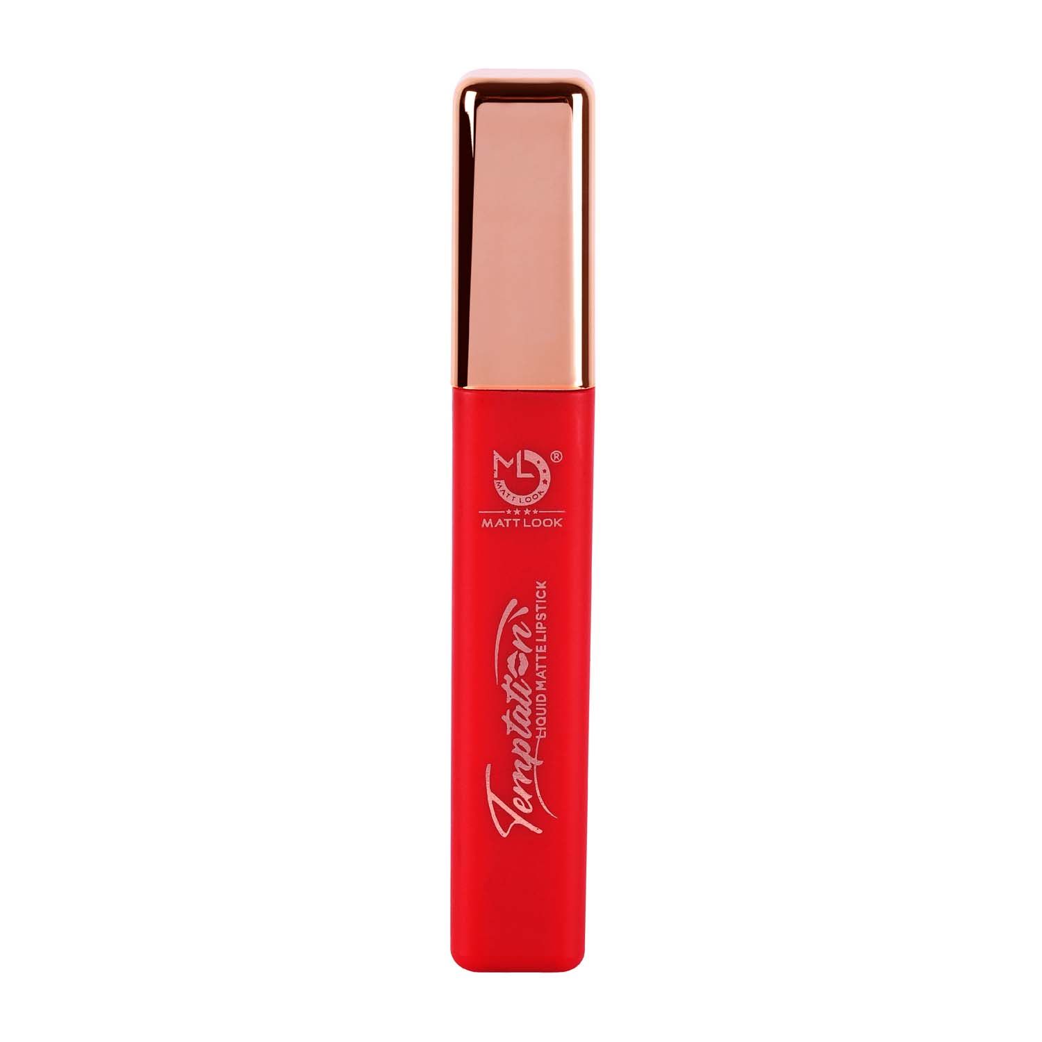 Buy Matt look Lip Makeup Temptation Liquid Matte Lipstick, Roast Pink (5ml) - Purplle