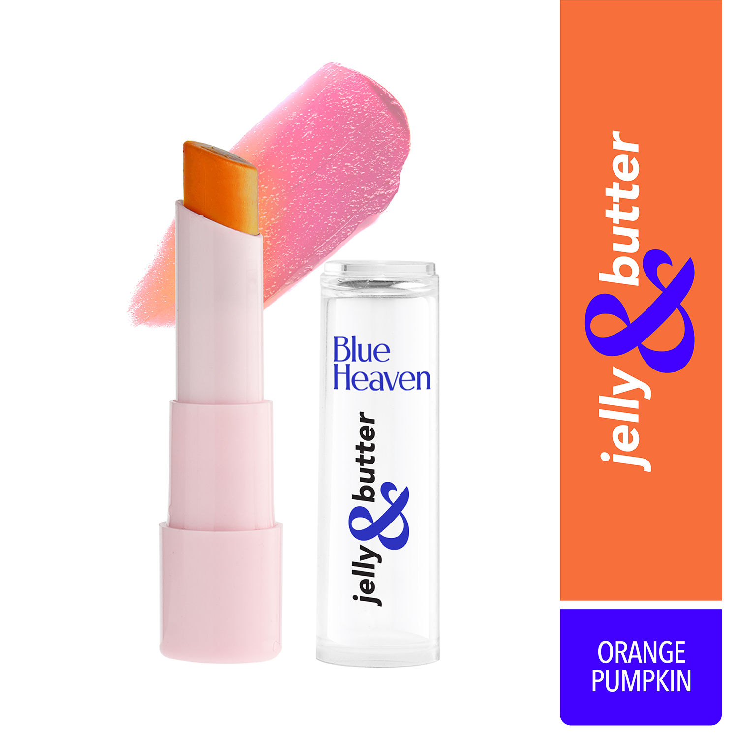 Buy Blue Heaven Jelly & Butter Hydrating Lip Balm, Orange Pumpkin, 3g - Purplle