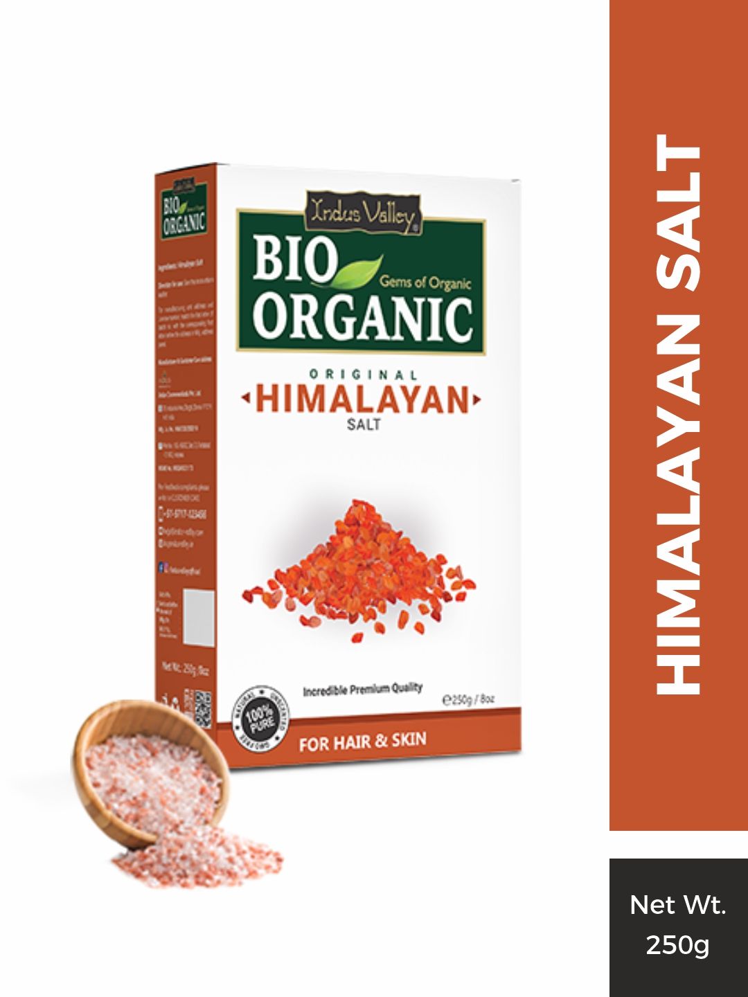 Buy Indus Valley 100% Natural Premium Quality Himalayan Salt (250 g) - Purplle