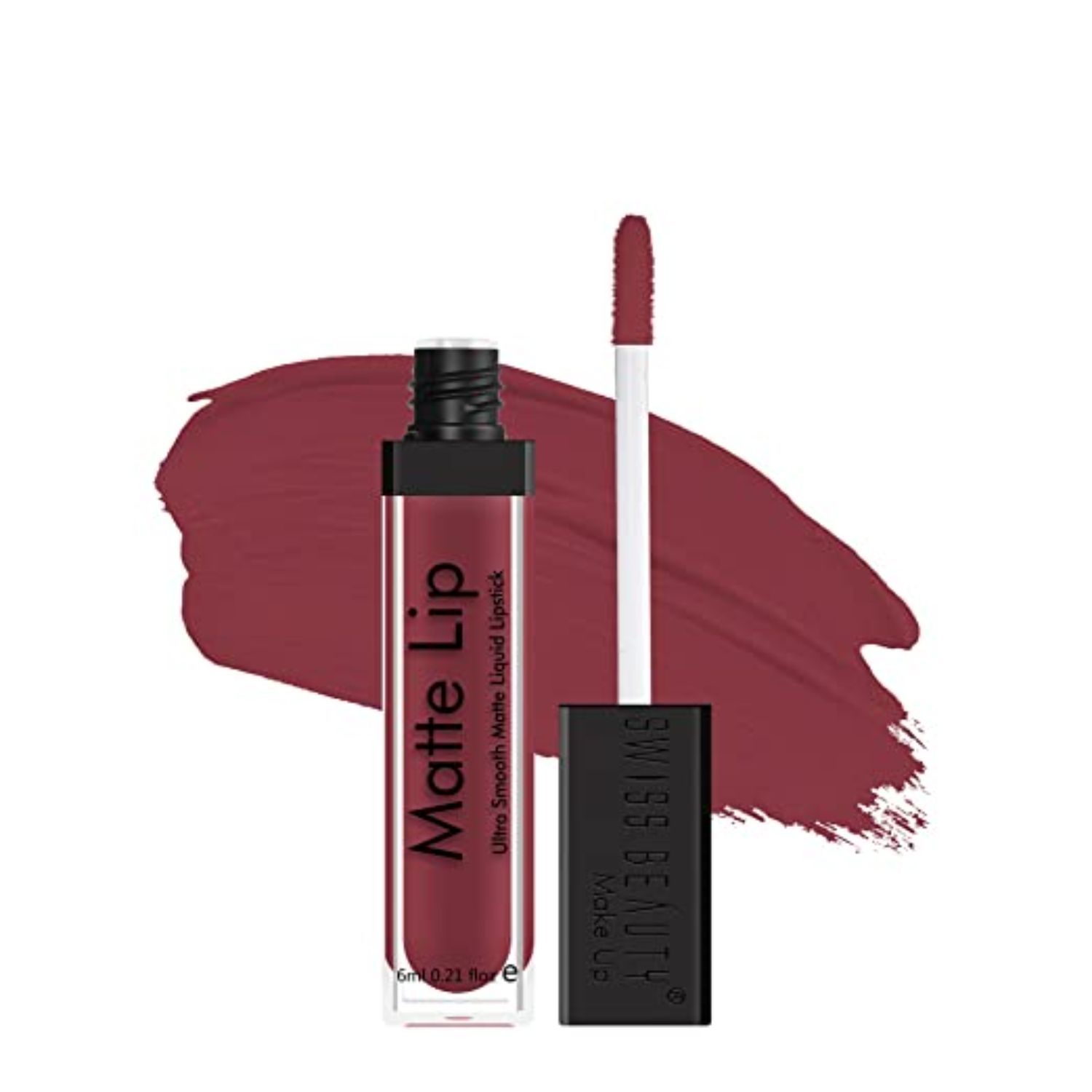 Buy Swiss Beauty Ultra Smooth Matte Lip Liquid Lipstick 25 Sangria (6 ml) - Purplle