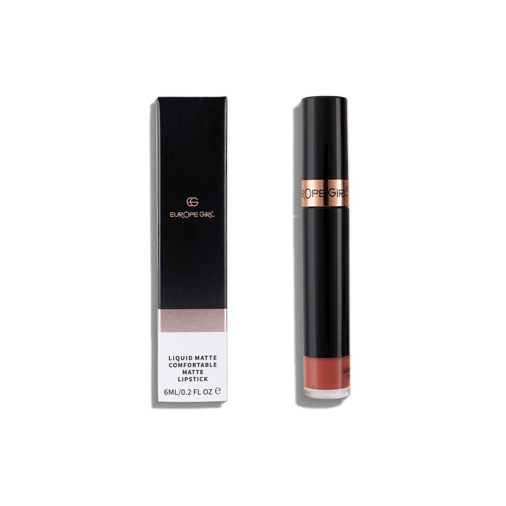 Buy Europe Girl Comfortable Matte Liq Lipstick -Bella - 05 6ml - Purplle