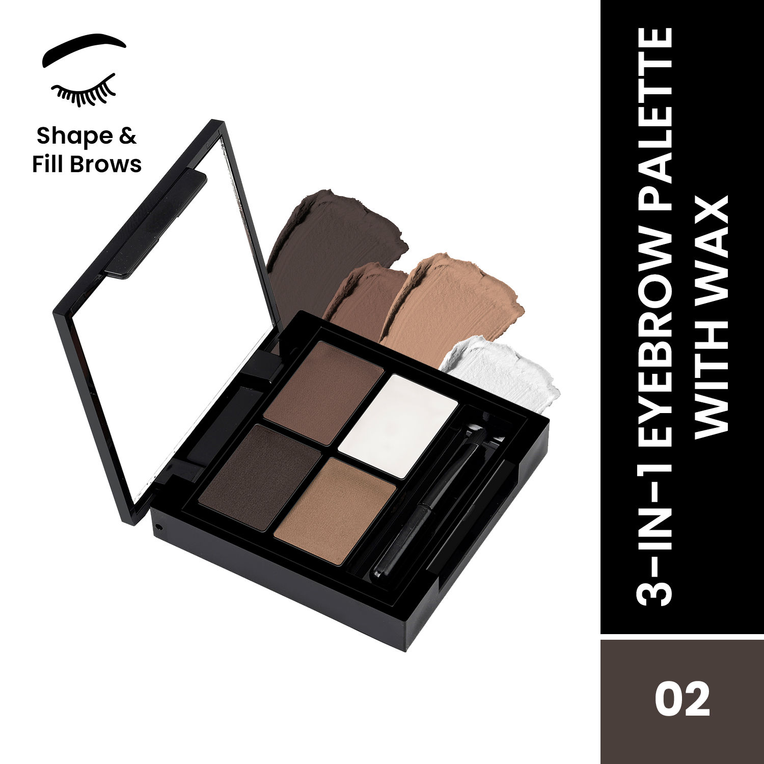 Buy Swiss Beauty Eyebrow Palette - 02 5 gm - Purplle