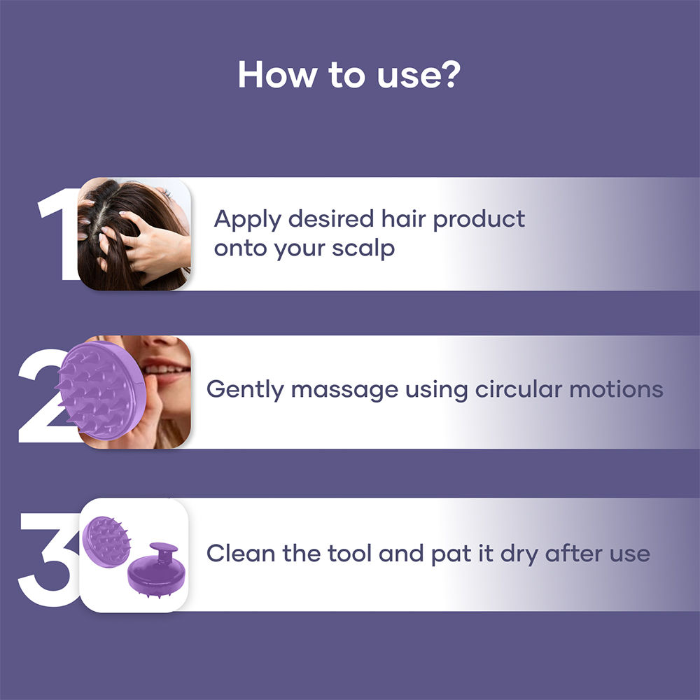 how to use a shampoo brush