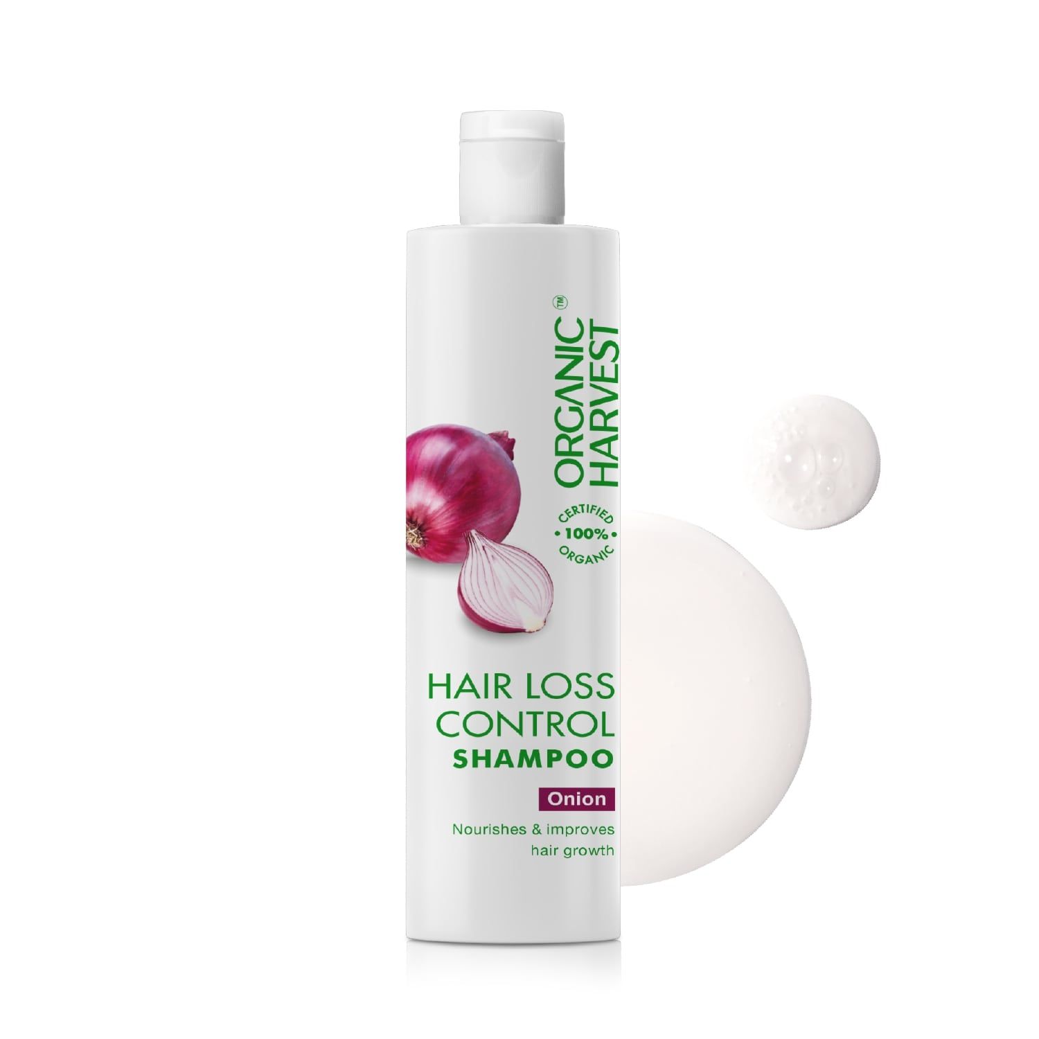 Buy Organic Harvest Hair Loss Control Shampoo For Men/Women with Onion Extracts | Suitable For Hair Loss - Purplle