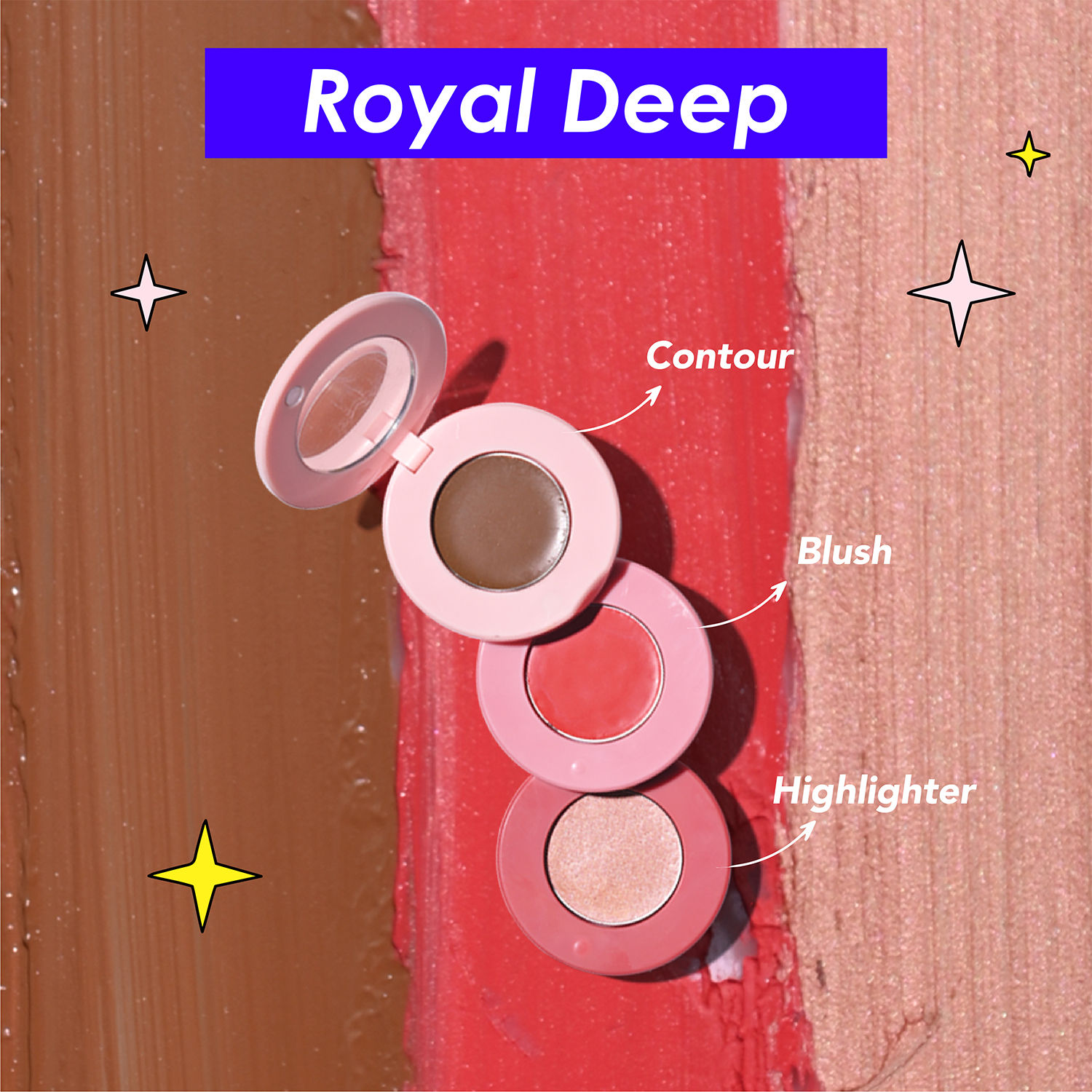 もも C・BP 1ml リキッド 2本set royalhoney O2O Rose Gold Liquid Highlighter - STARBURST - سارا ميك اب