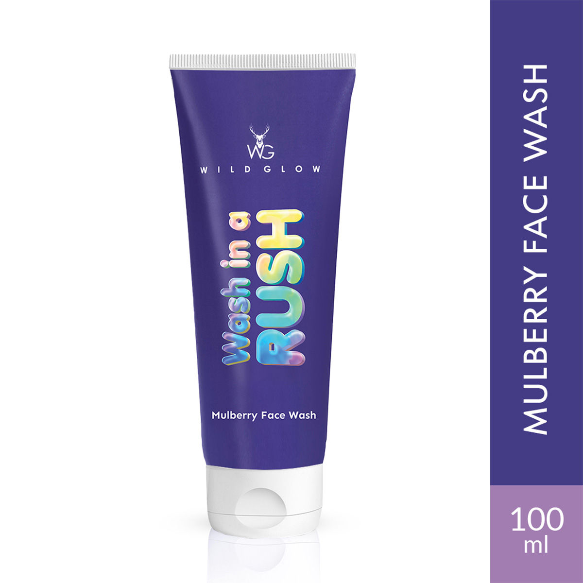 Buy WildGlow Mulberry Face Wash in a Rush 100ml - Purplle