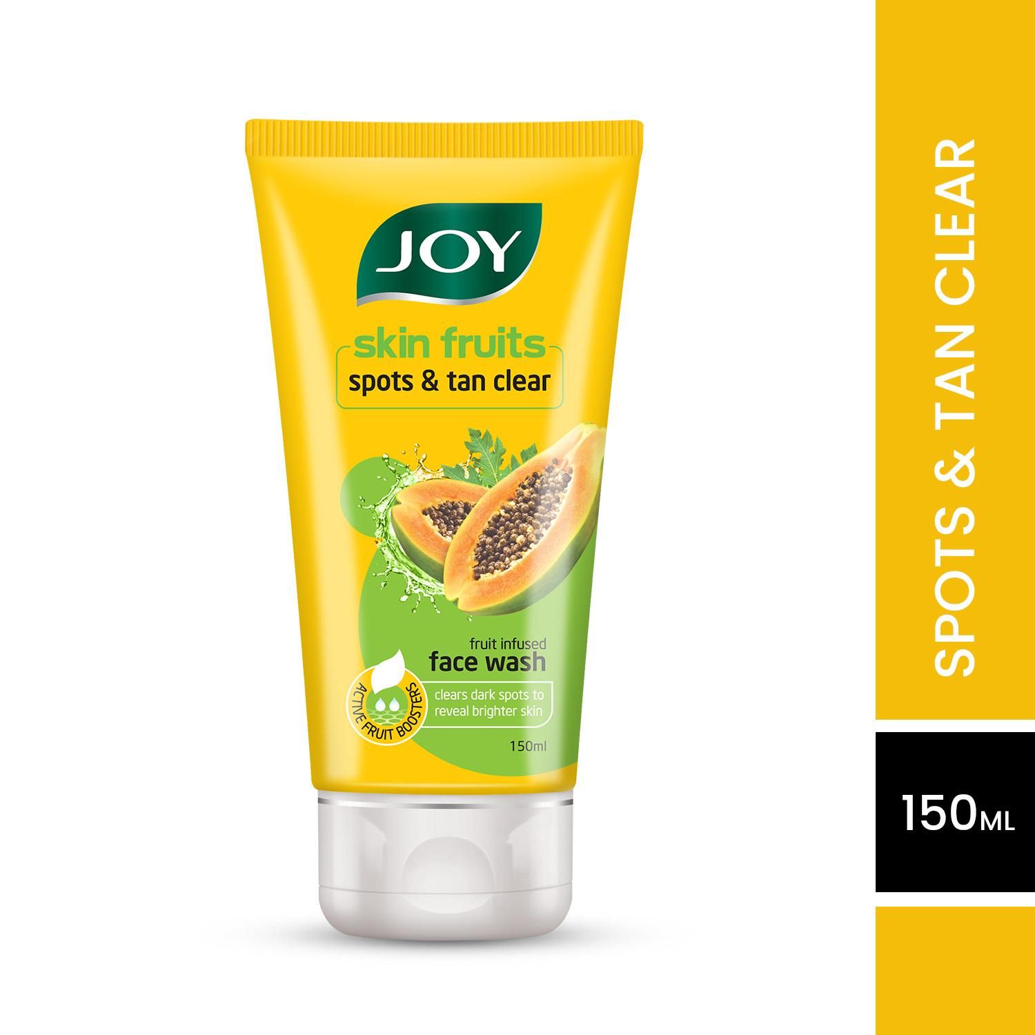 Buy Joy Skin Fruits Spots & Tan Clear Papaya Face Wash (150 ml) - Purplle