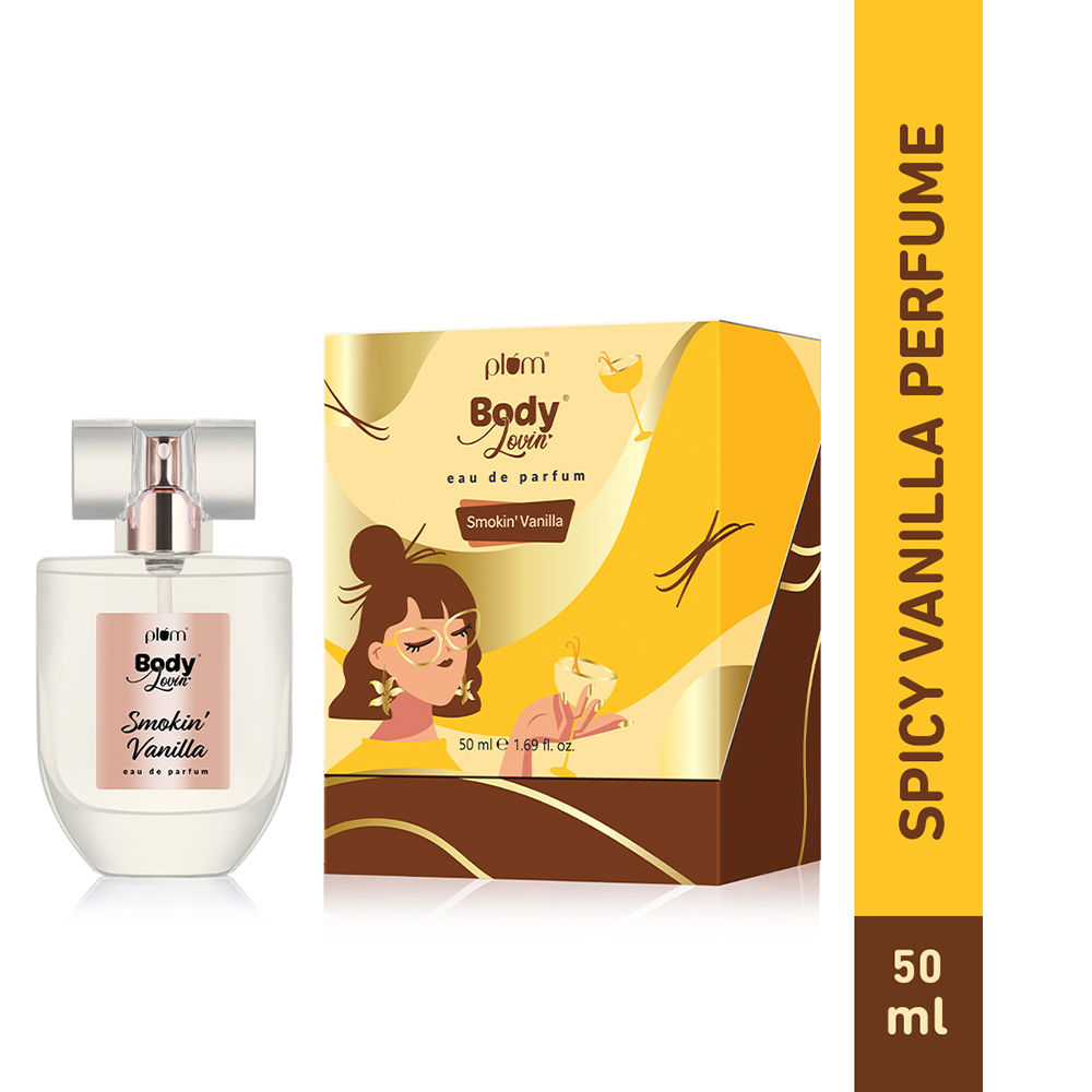 Plum BodyLovin Smokin Vanilla Eau De Parfum Warm Vanilla Fragrance Instantly Refreshes Lasts 10 Hours