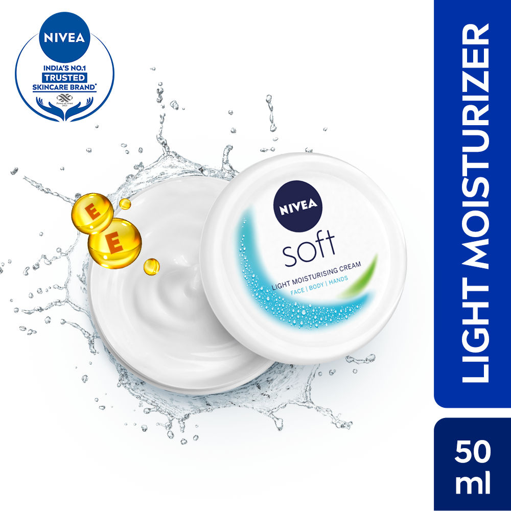 Buy Nivea Soft Moisturising Cream (50 ml) - Purplle