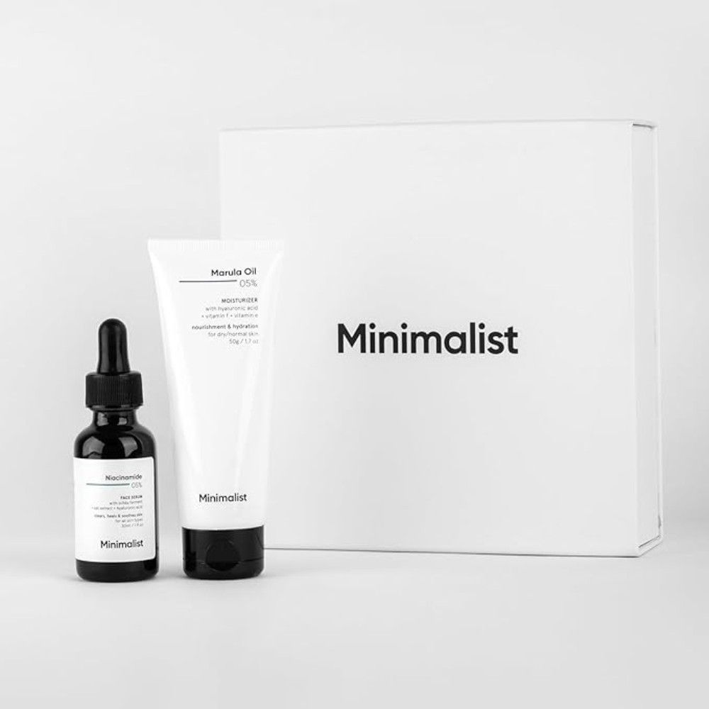 Buy Minimalist Hydrating & Repairing Skincare Gift Set 80 gms - Purplle