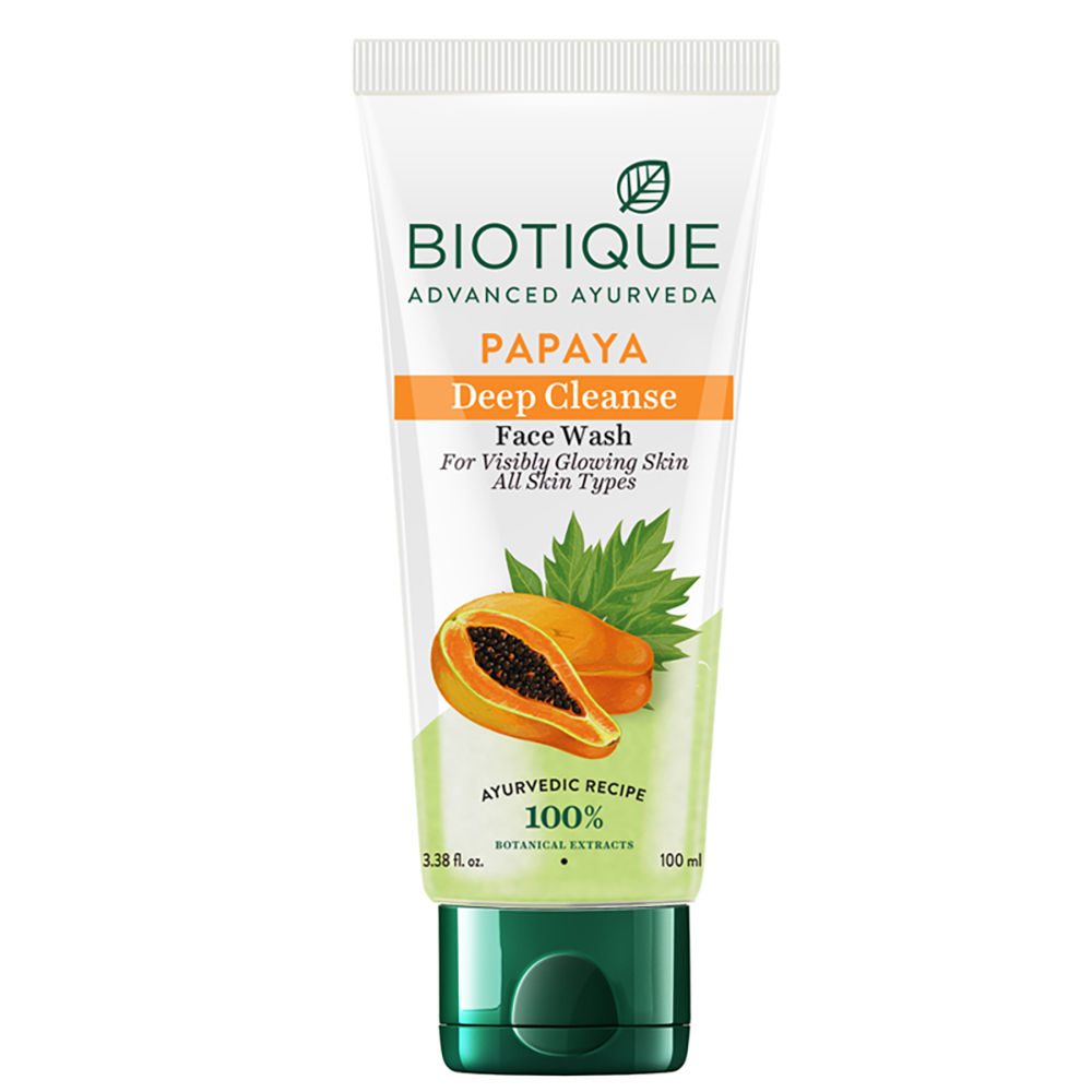 Buy Biotique Papaya Deep Cleanse Face Wash (100 ml) - Purplle