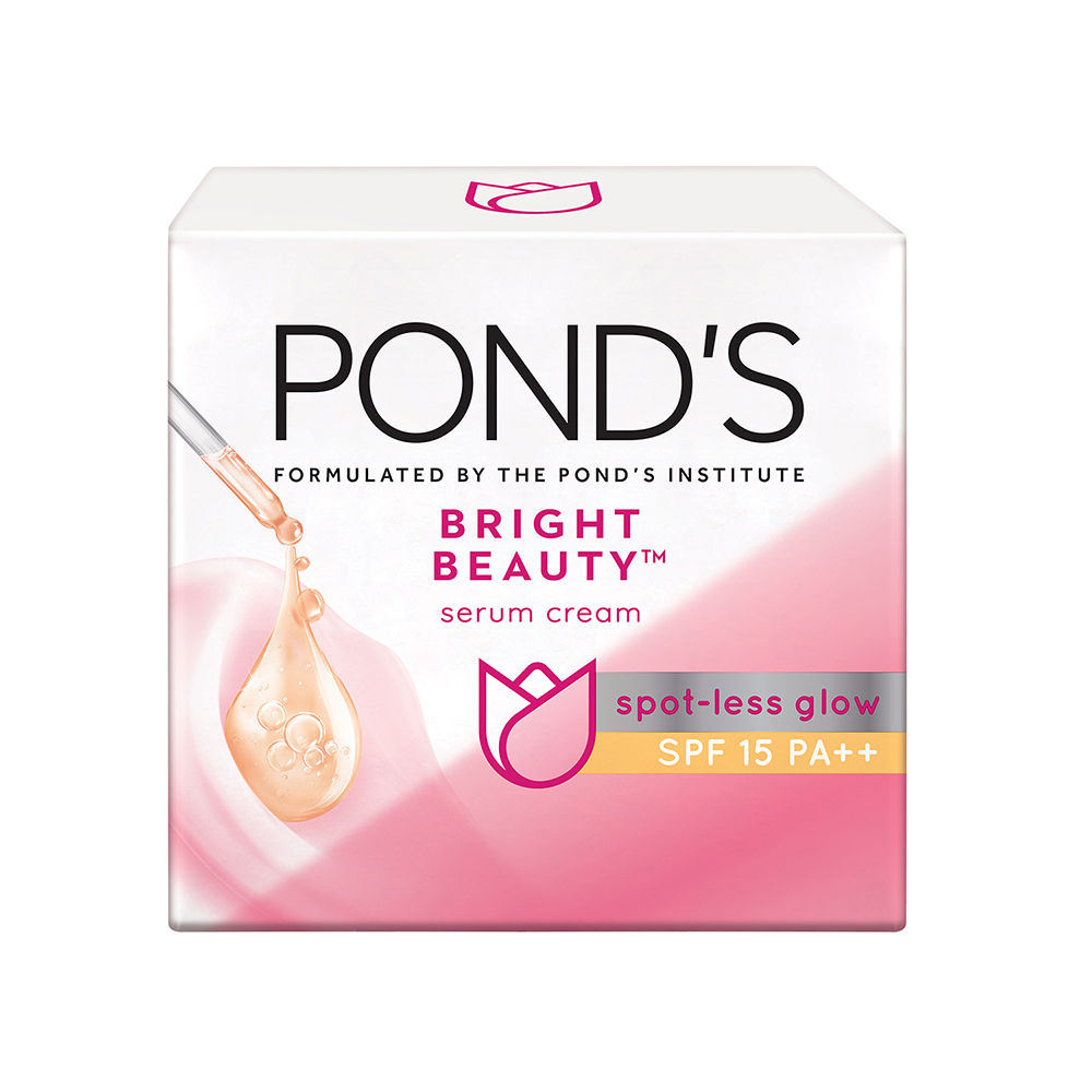 Buy Pond's Bright Beauty Anti-Spot Serum Cream with Niacinamide and SPF 15 PA++, Fades Dark Spots, 50g - Purplle