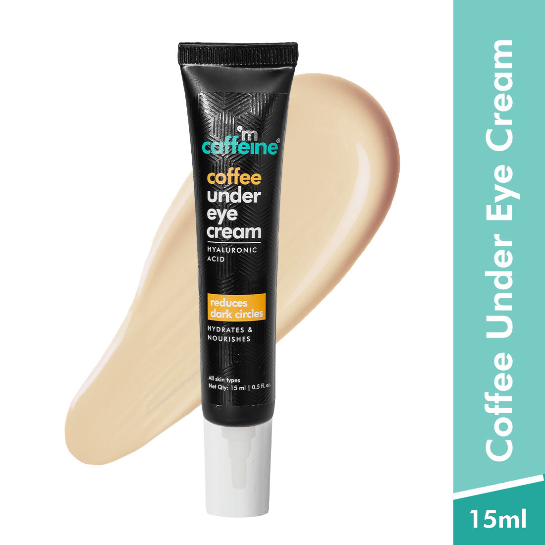 Buy mCaffein Under Eye Cream - Coffee (Nozzle Tube) - Purplle