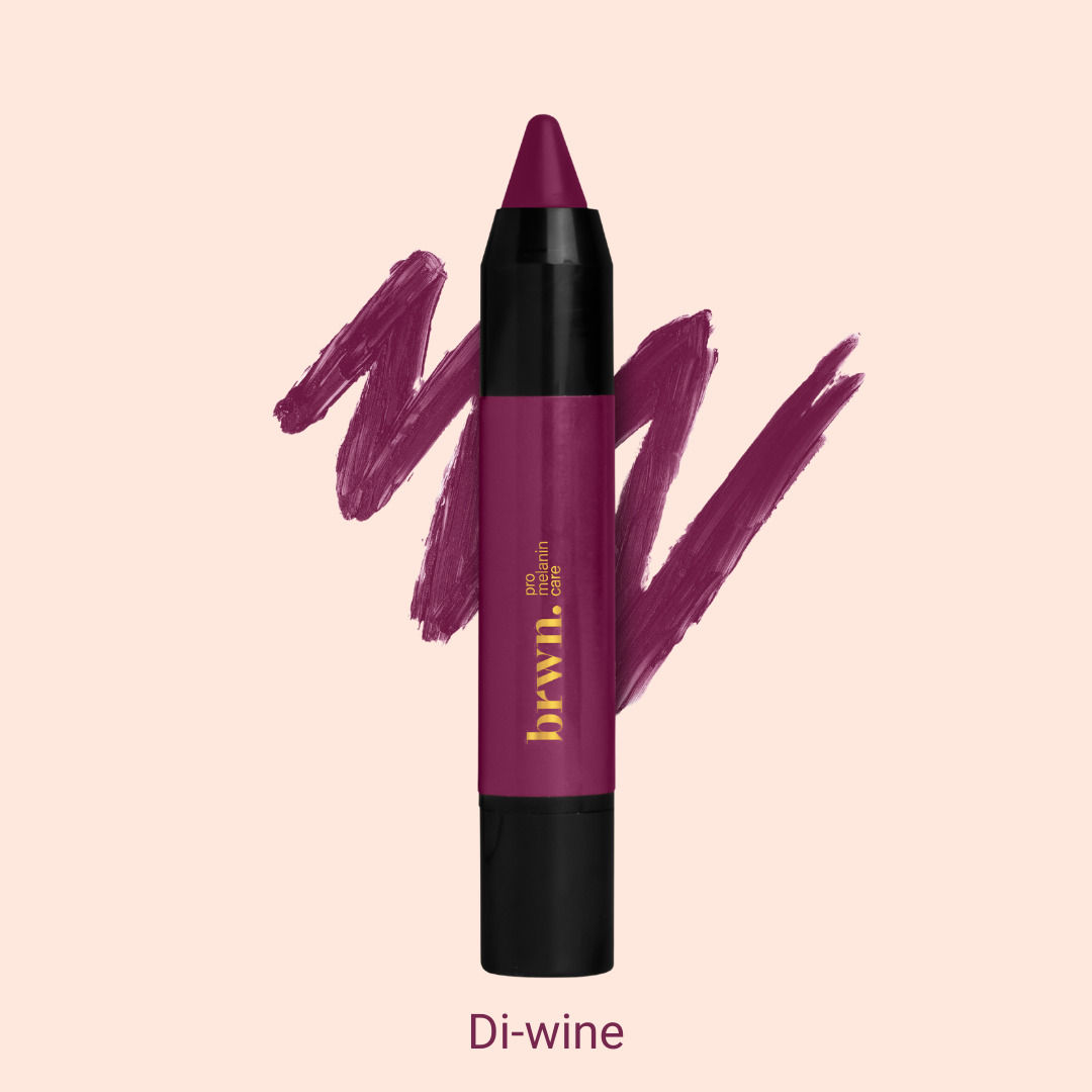 Buy Brwn Lip Crayon Di-wine 3gm - Purplle