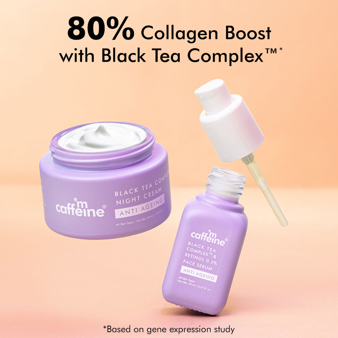 Buy mCaffeine Anti-Ageing Black Tea Complex™ Beginners Routine Combo - Purplle