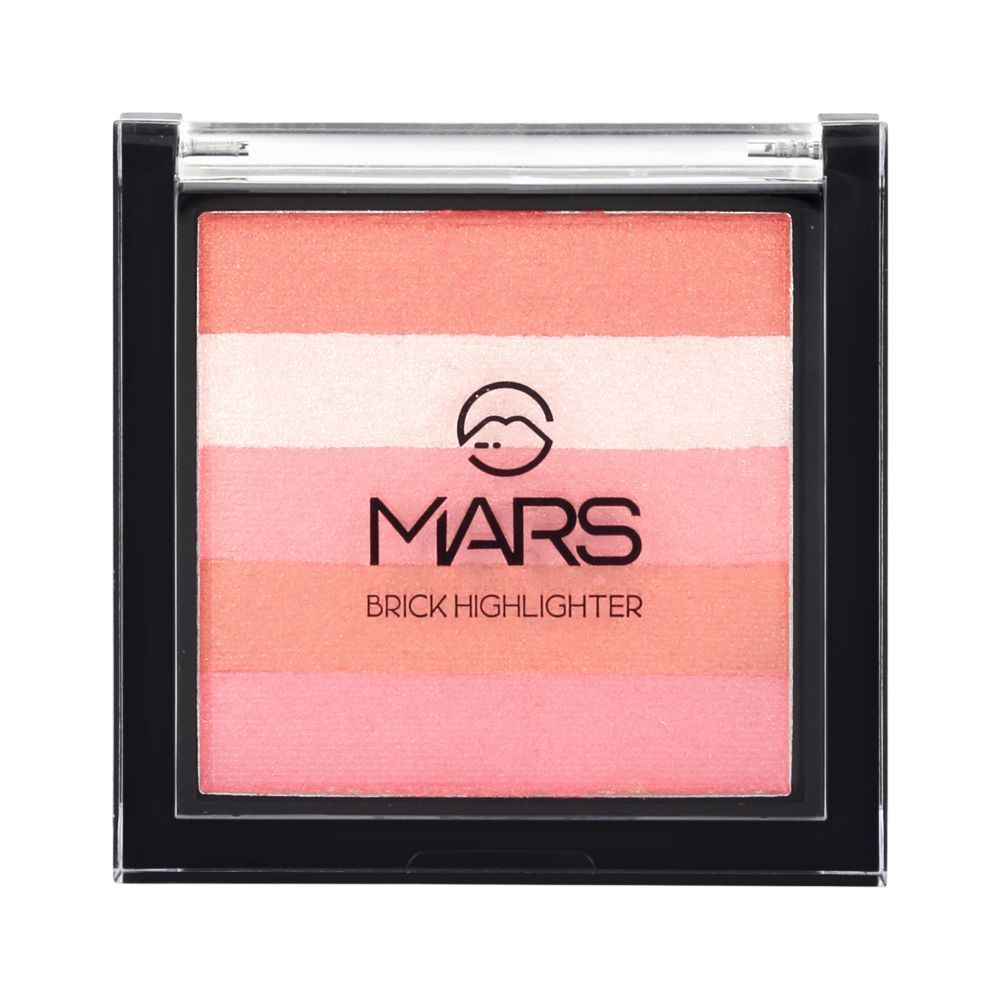 Buy MARS 5 in 1 Brick Highlighter Palette - 02 | 7.5g - Purplle