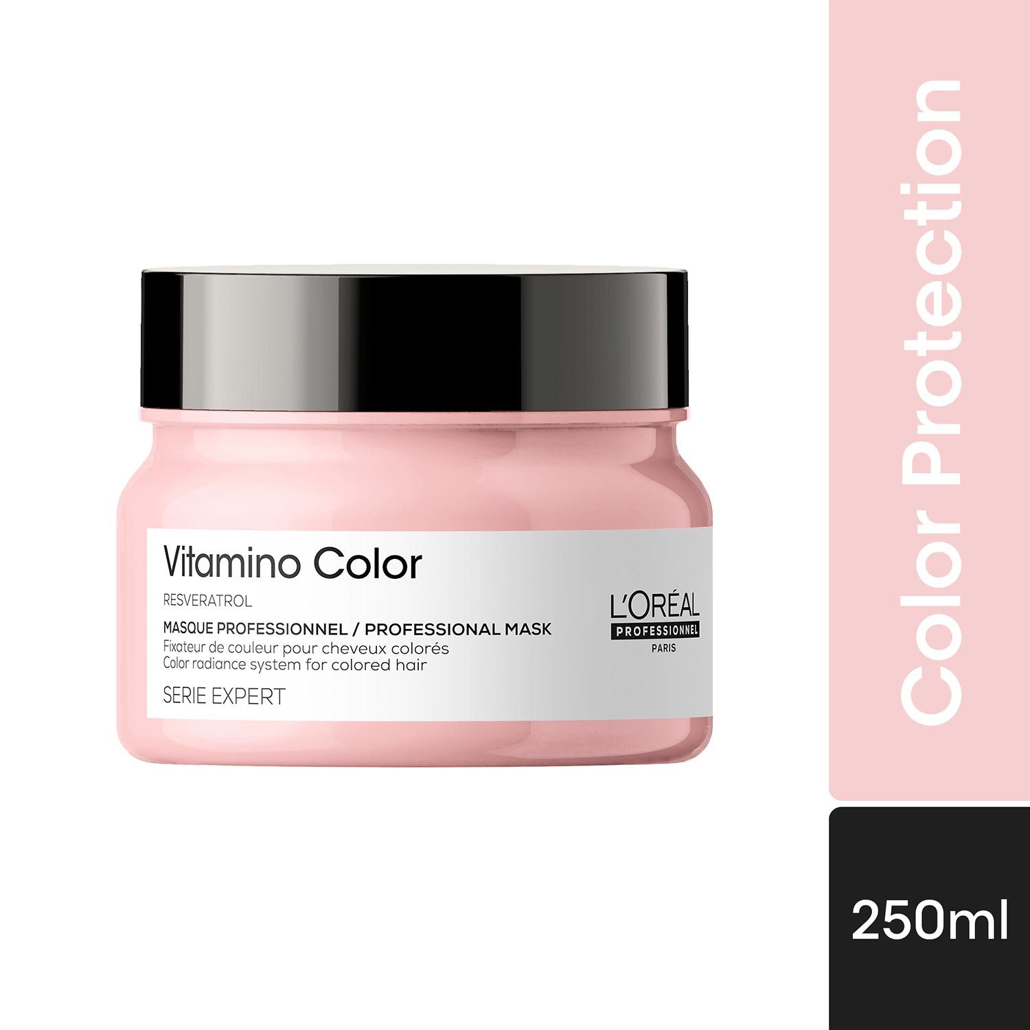 Buy L'Oreal Professionnel Serie Expert Vitamino Mask | Hair Mask protects hair colour from fading & adds shine | With Resveratrol (250gms) - Purplle