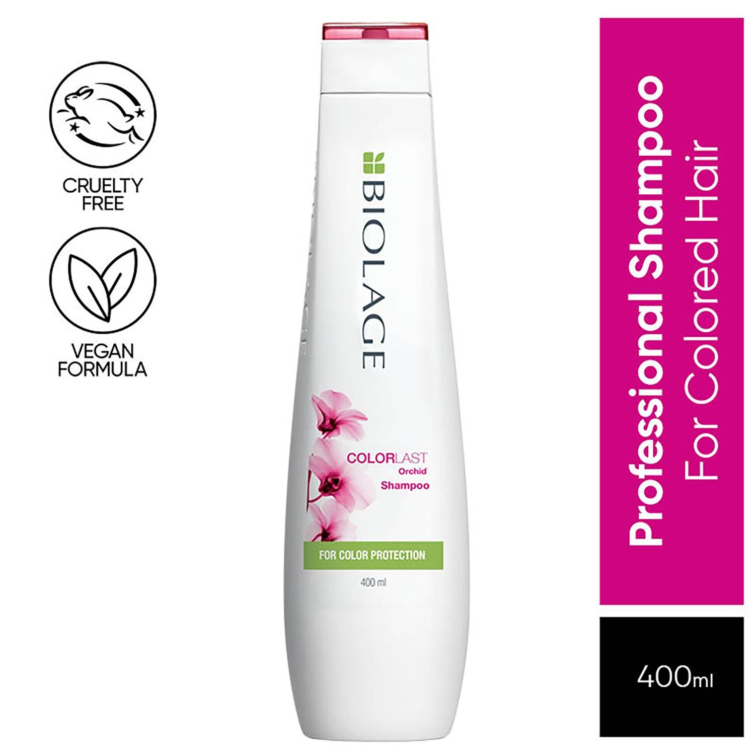 Buy BIOLAGE Colorlast Shampoo 400ml | Paraben free|Helps Protect Colored Hair & Maintain Color Vibrancy | For Colored Hair - Purplle