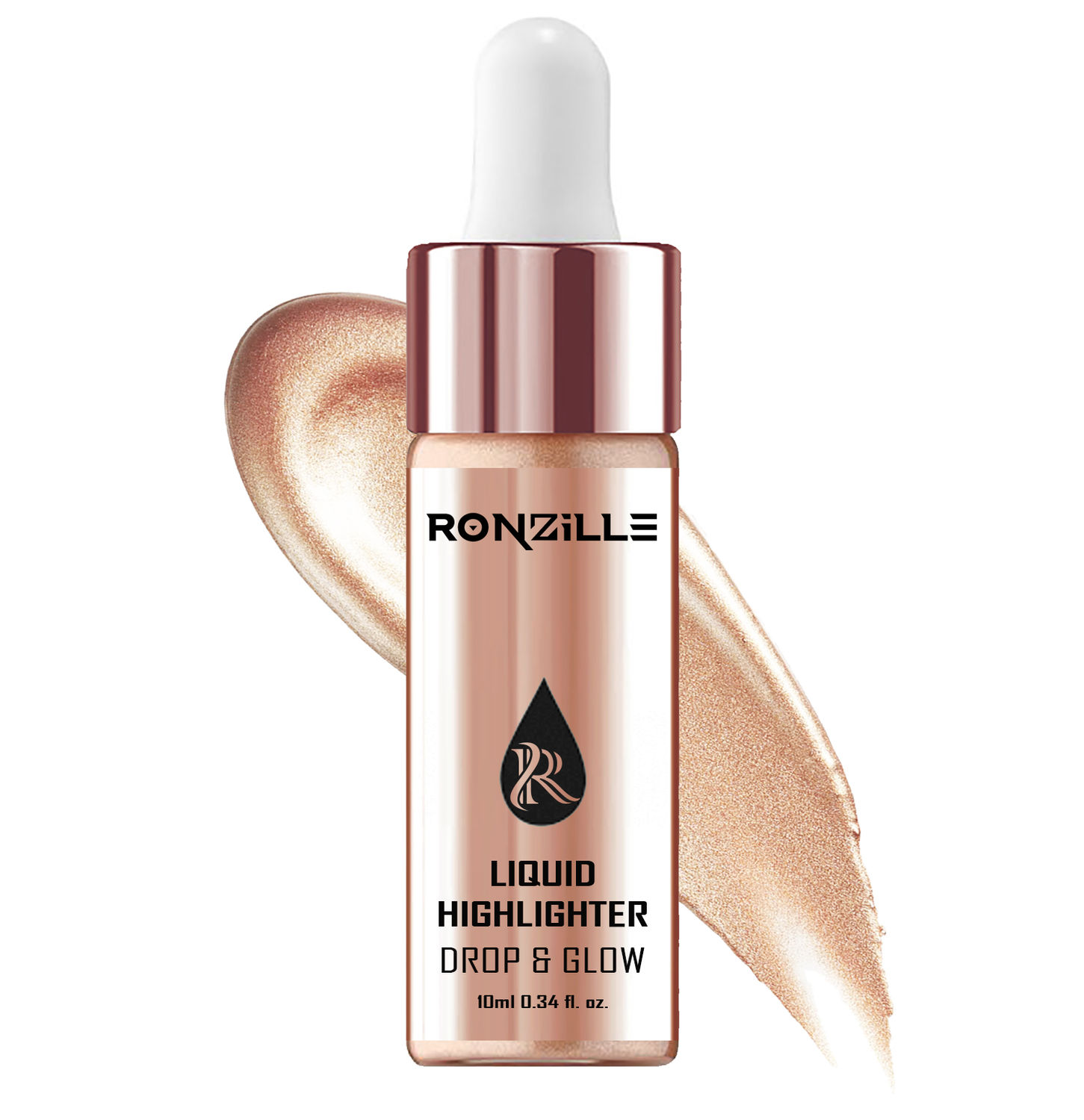 Buy Ronzille Professional Smooth Shine illuminator Face Highlighter 3D glow 10 ml ( 03 No ) - Purplle