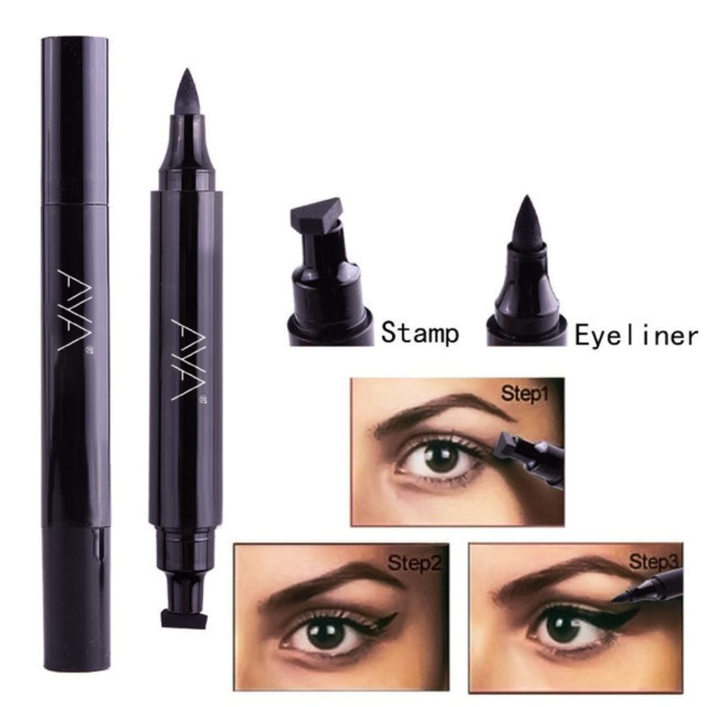 Buy AYA Professional Make Up Magic Eyeliner & Seal Eyeliner, Black (3.5 ml) - Purplle