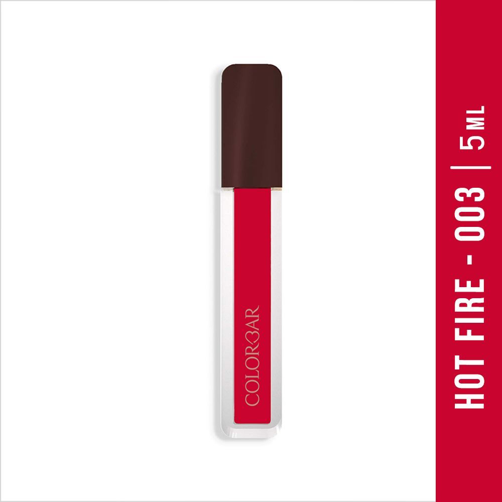 Buy Colorbar PowerKiss Vegan Matte Lipcolor - Hot Fire - Purplle