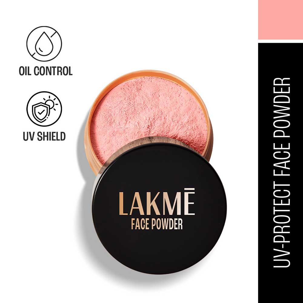 Buy Lakme Forever Matte Face Powder, Matte Finish, Oil Cointrol, for rosy glow, Warm Pink, 40g - Purplle