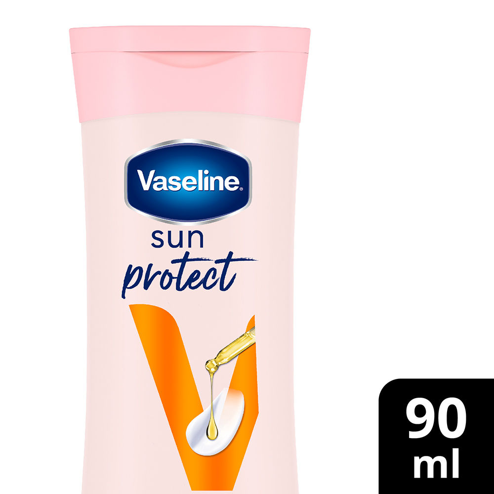 Buy Vaseline Sun + Pollution Protection SPF 30 Body Lotion, Upto 30X Sun Protection, 90 ml - Purplle