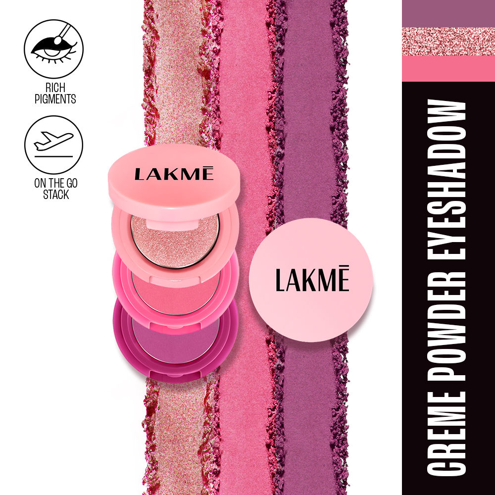 Buy Lakme 9to5 Eyeconic Shadow Stack PinkBeauty 7gm - Purplle