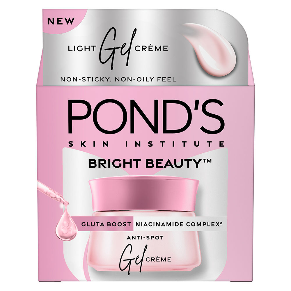 Buy Pond's Bright Beauty Gel Creme with Glutaboost Niacinamide Complex for Fading Dark Spots, 50g - Purplle