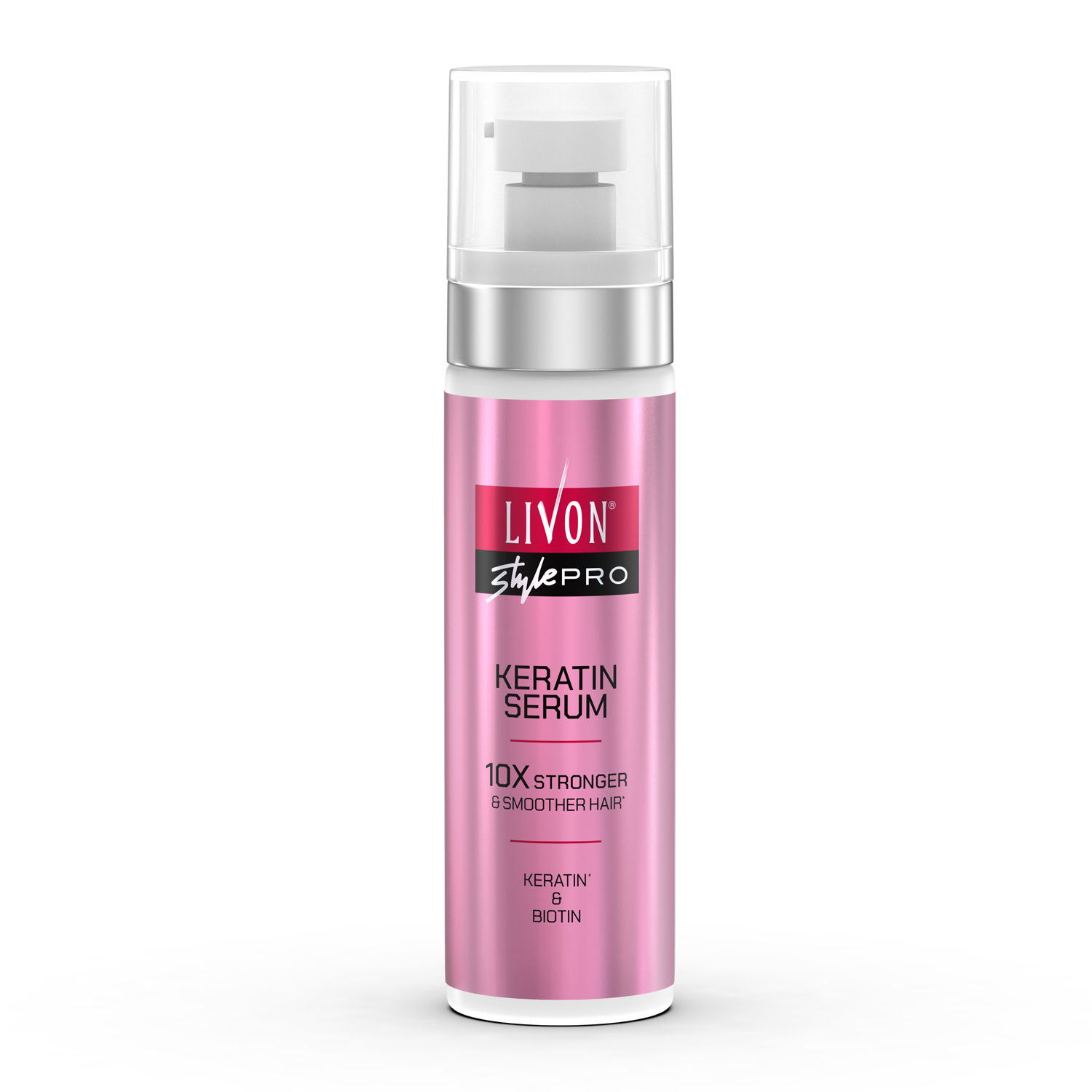 Buy Livon Style Pro Keratin Hair Serum for Women | 10X Stronger & Smoother Hair| With Keratin & Biotin| All Hair Types| (100 ml) - Purplle