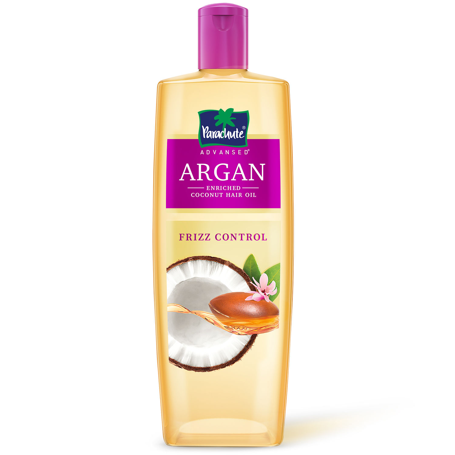 Buy Parachute Advansed Argan enriched Coconut Hair Oil| Argan Hair Oil| Blend of Superfoods| Controls Frizz| (300 ml) - Purplle