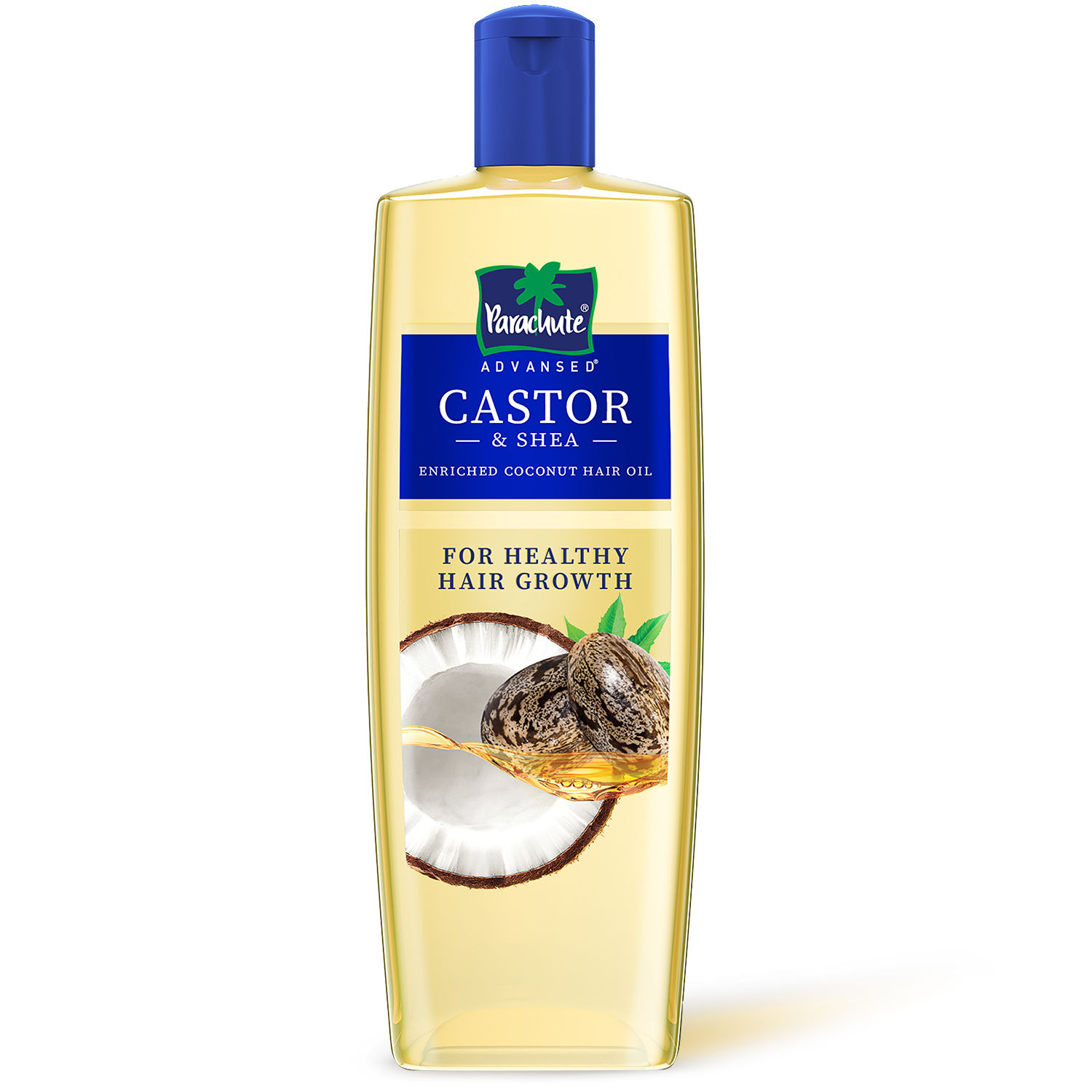 Buy Parachute Advansed Castor & Shea enriched Coconut Hair Oil| Castor Hair Oil| Power of Superfoods| Hair Growth| (300 ml) - Purplle