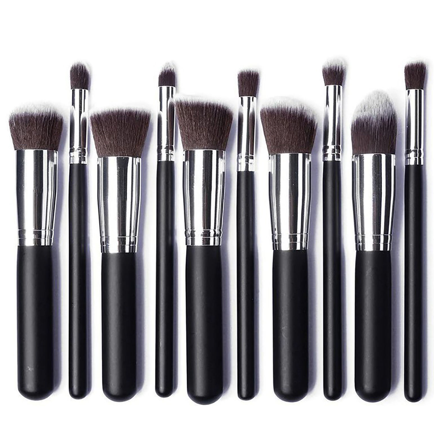 Buy Ronzille Professional Premium Makeup brush Set of 10 Black - Purplle