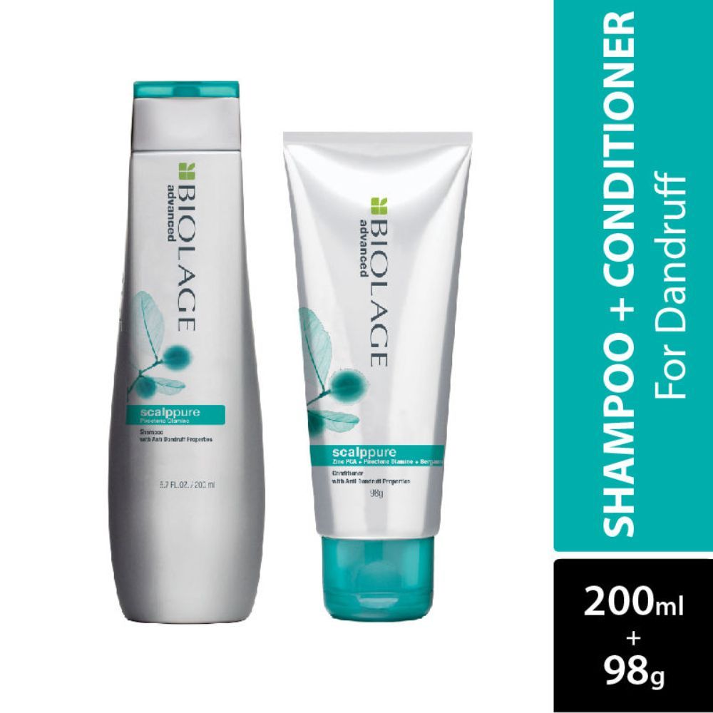 Buy Matrix Biolage Advanced Scalppure Anti-Dandruff Shampoo & Conditioner - Purplle