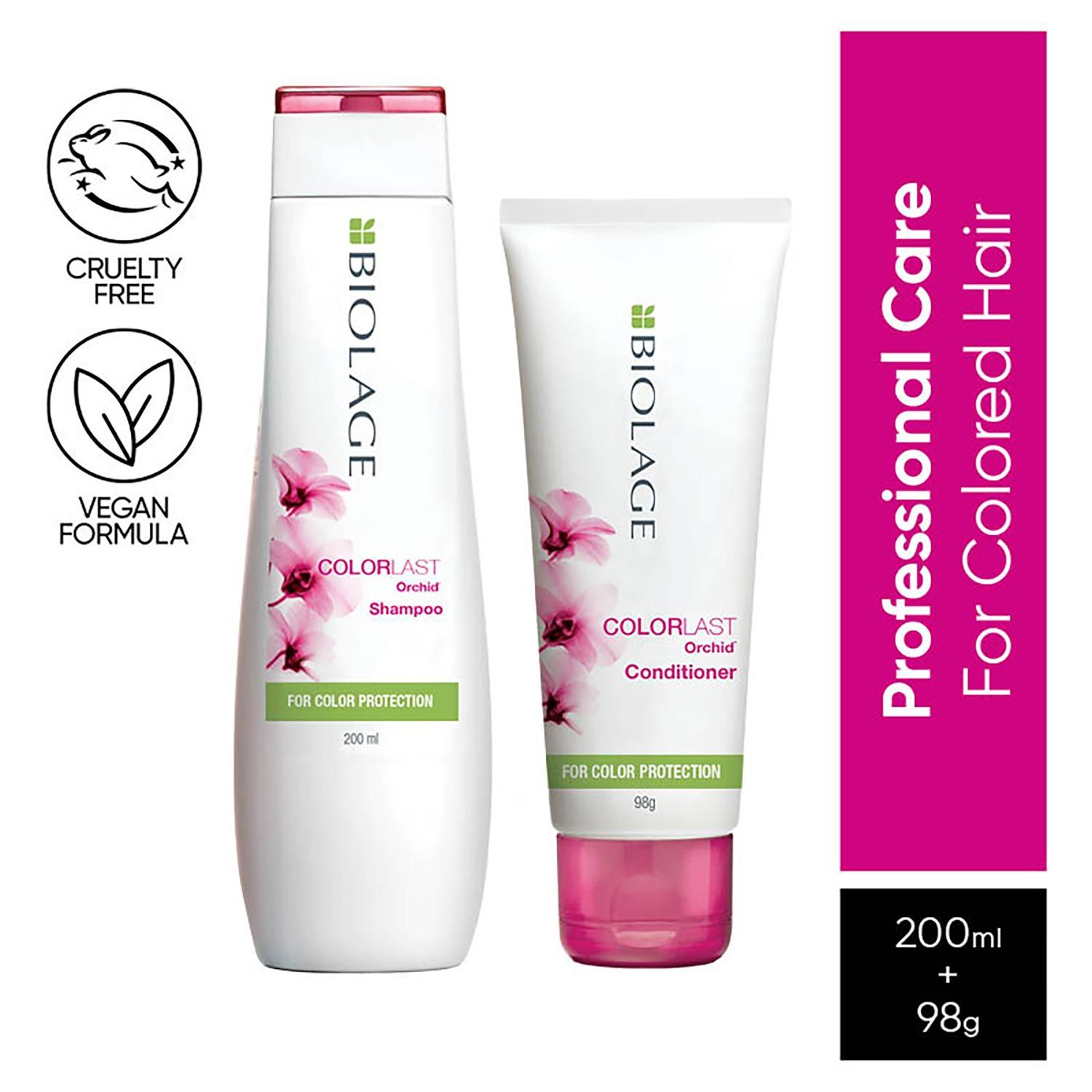 Buy Biolage Colorlast Color Protecting Shampoo + Combo of Colorlast Conditioner | For Colored Hair (200 ml + 98 g) - Purplle