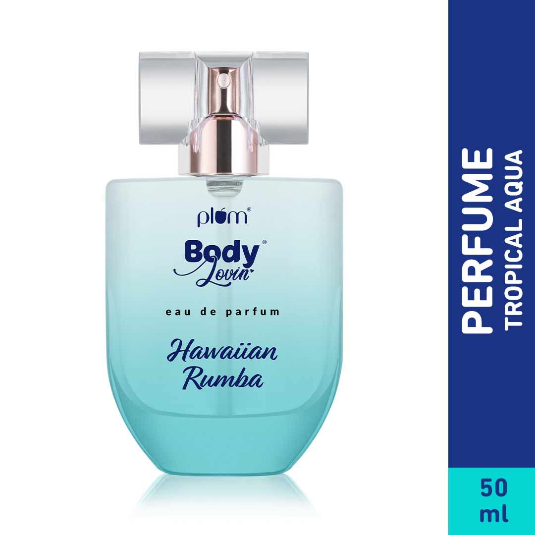 Buy Plum BodyLovin' Hawaiian Rumba Eau De Parfum | Long Lasting & Luxurious Fresh Beachy Fragrance | Luxury Perfume For Women |Mandarin, Vanilla & Gardenia Notes | Travel-Friendly (50 ml) - Purplle