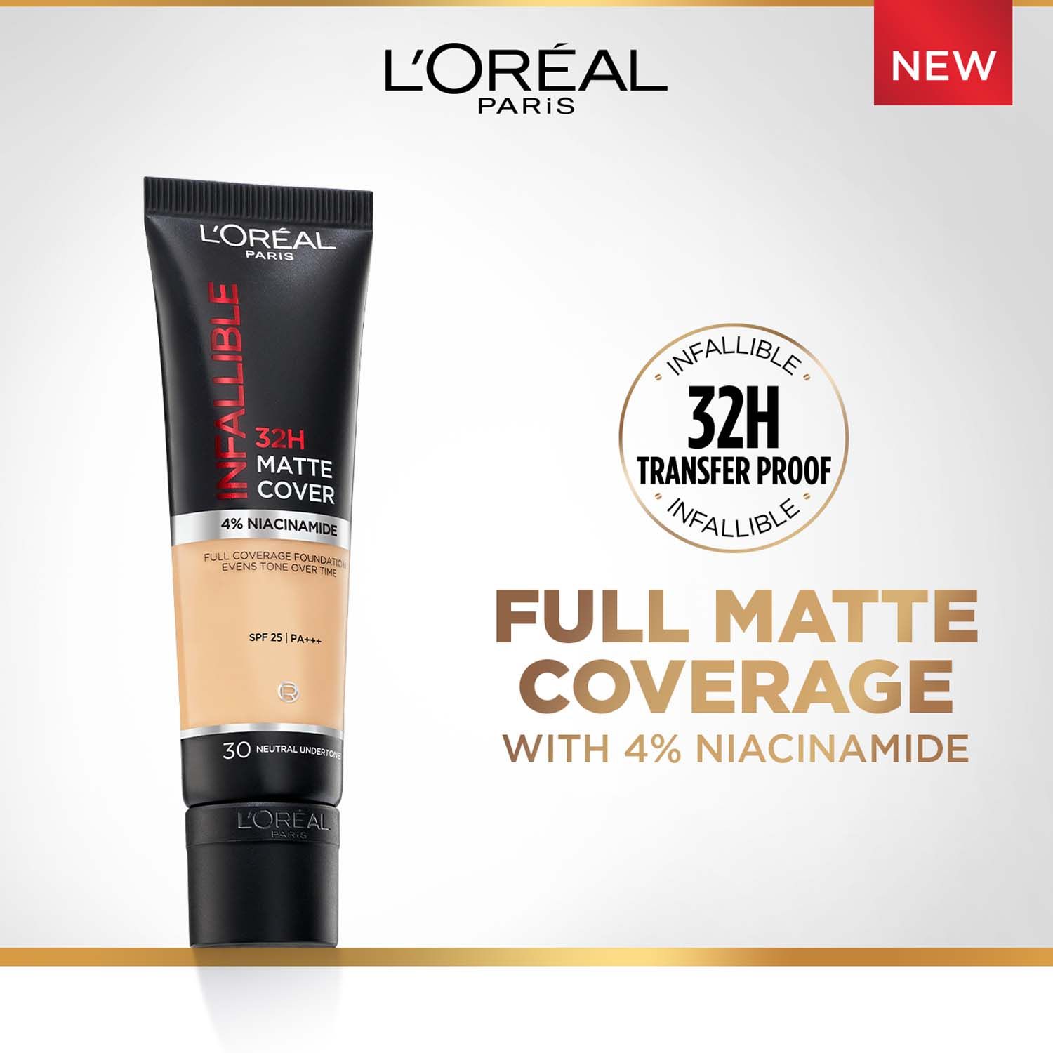 L'Oreal Infallible 32H Matte Cover 数回使用 L'Oreal Infallible 32H Matte Cover 数回使用 - メルカリ