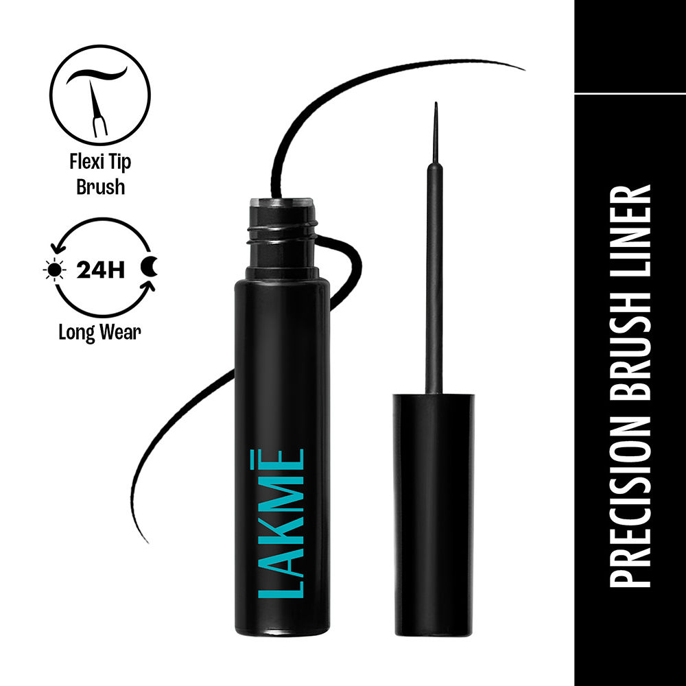 Buy Lakme 9 to 5 Eyeconic Liquid Eyeliner | Smudgeproof |Waterproof | Lasts upto 24 Hrs | Black |4.5 ml - Purplle